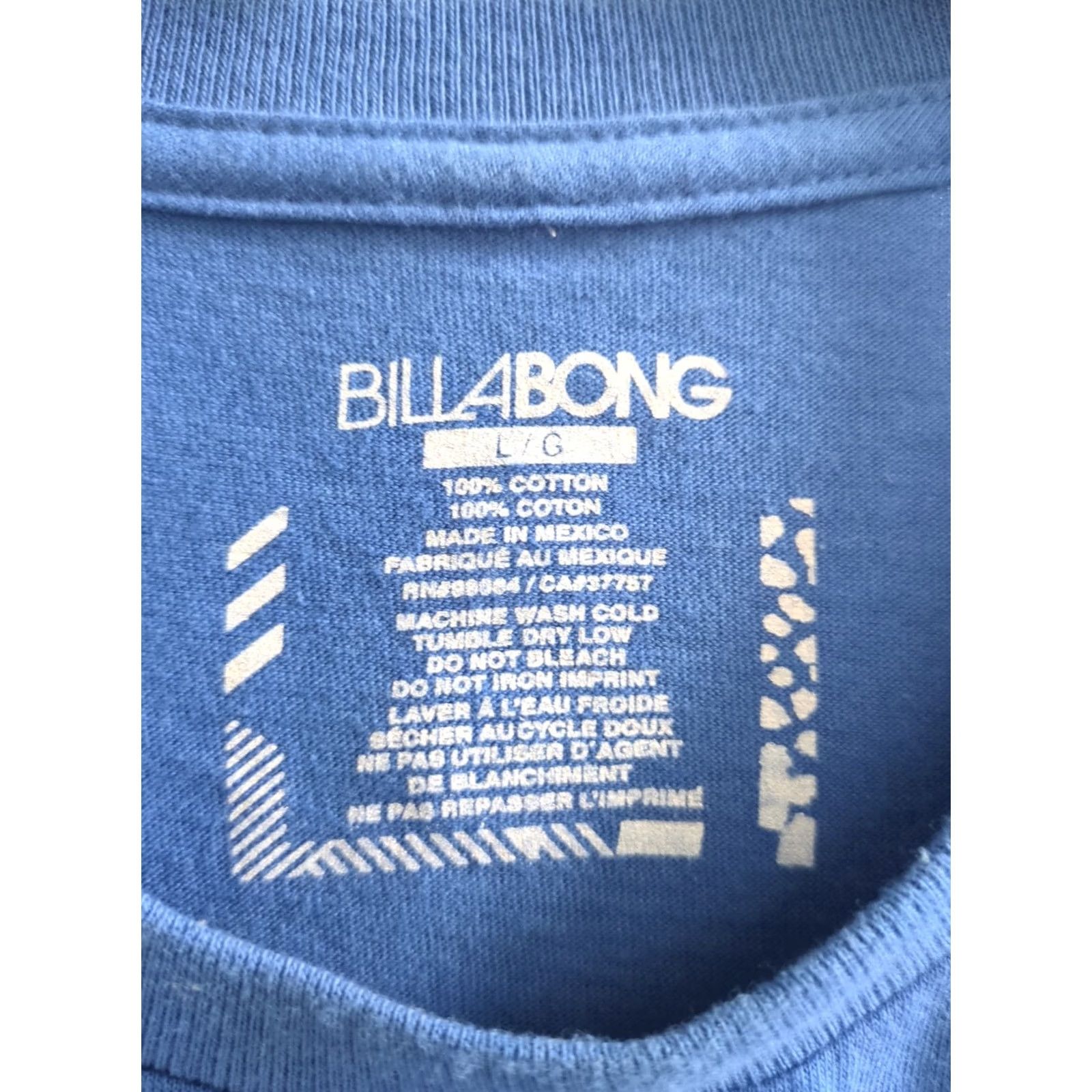 Billabong VINTAGE Billabong T-Shirt Mens Size L Blue Short Sleeve Crew Neck 90s Beach Classic Skate Size US L / EU 52-54 / 3 - 2 Thumbnail