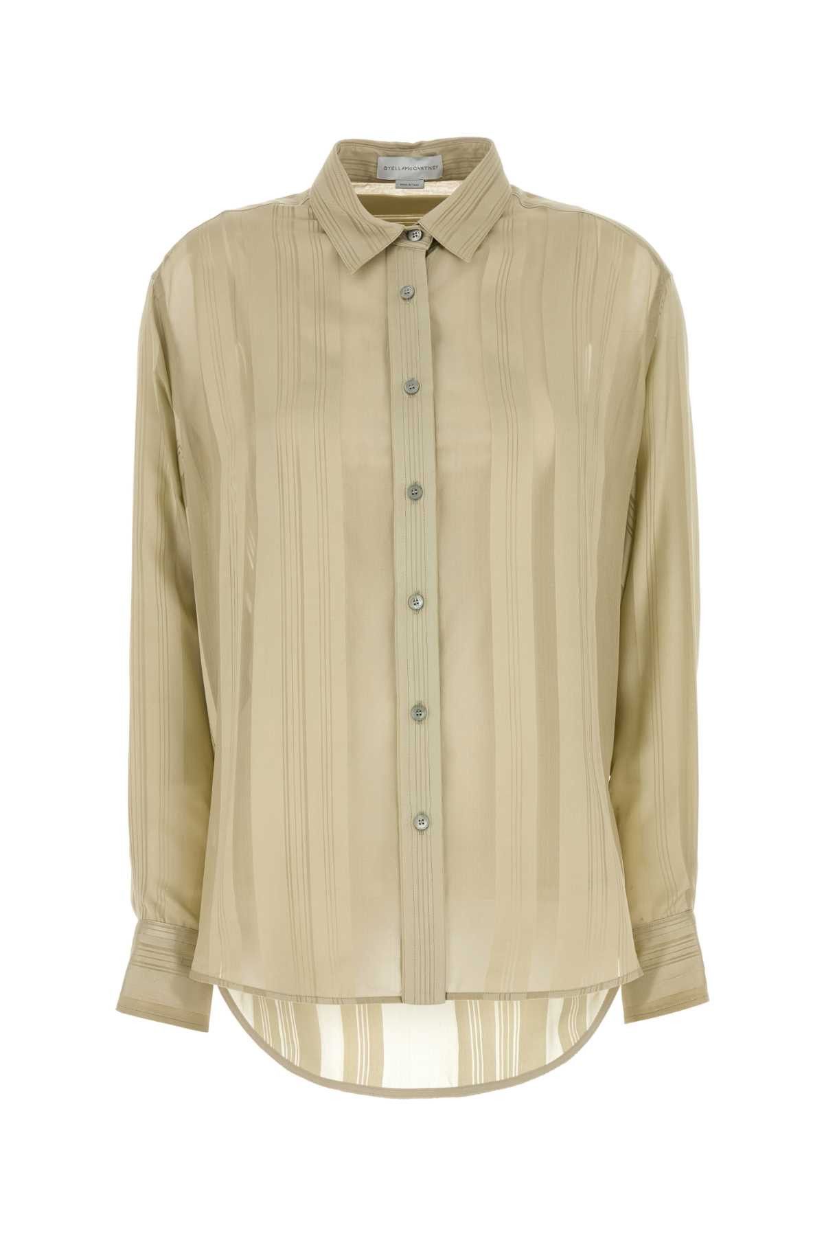 Stella McCartney Khaki Silk Shirt Size S / US 4 / IT 40 - 1 Thumbnail