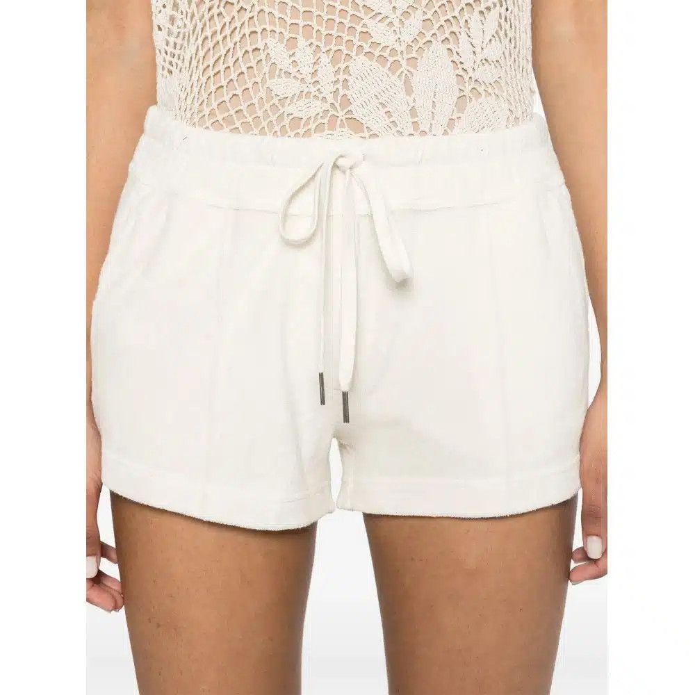 Tom Ford o1loc1c0426 SHJ023 Towelling Short in White Size 27" / US 4 / IT 40 - 2 Thumbnail