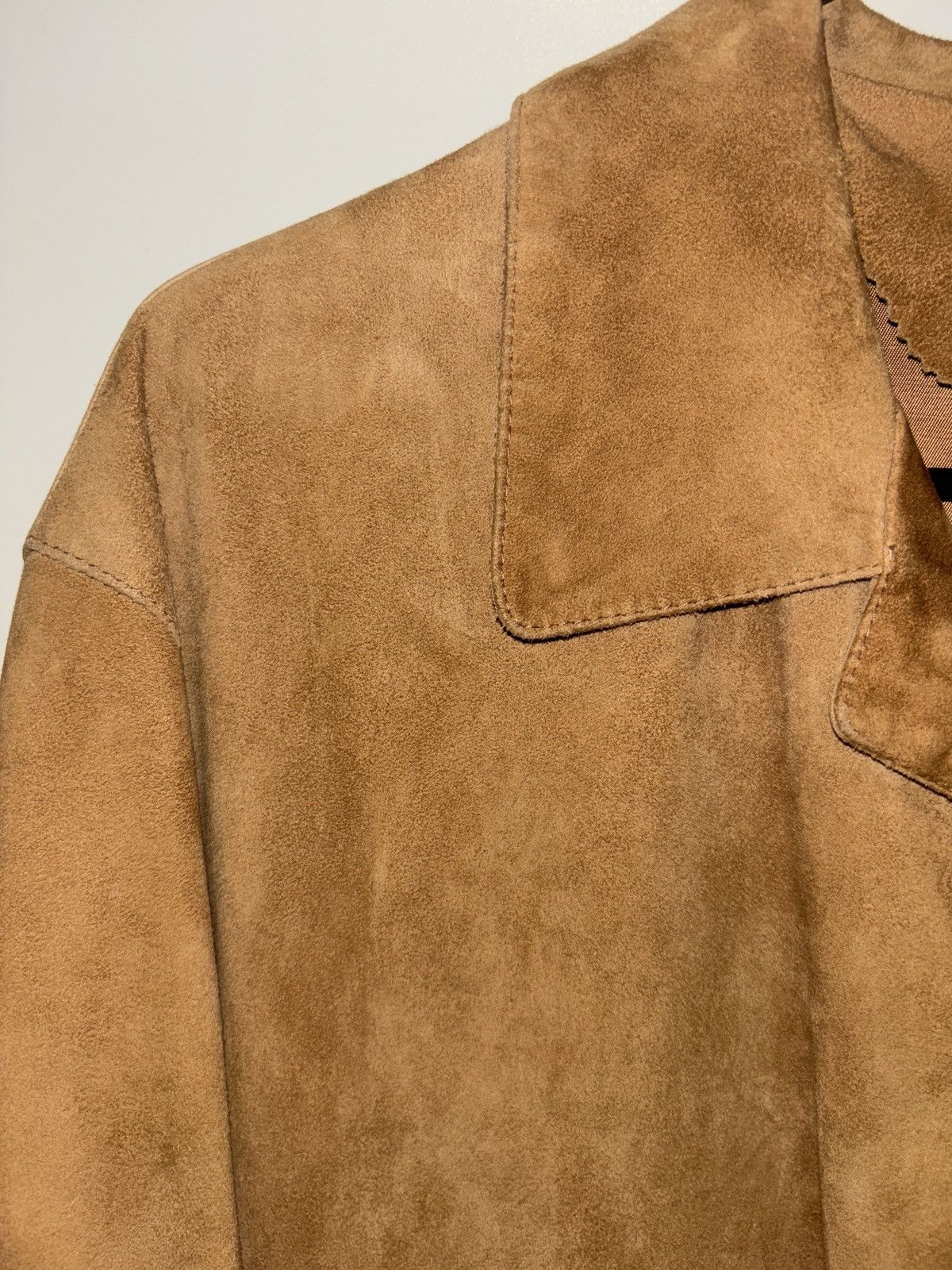 Vintage Suede Work Jacket - Made in Italy Size US M / EU 48-50 / 2 - 2 Thumbnail
