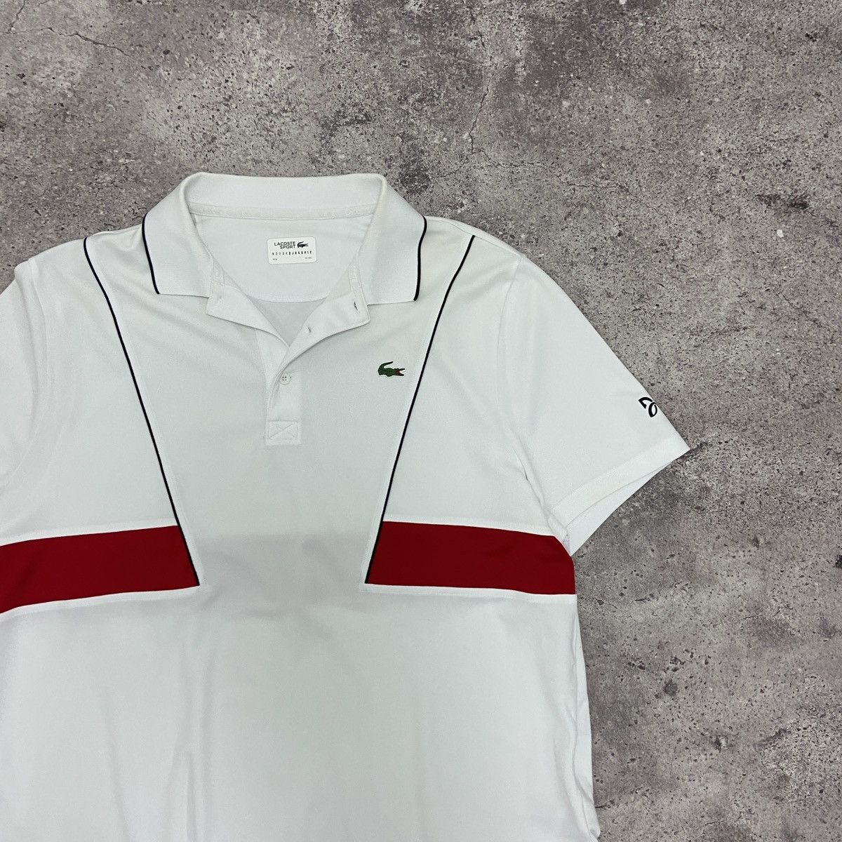 Lacoste Lacoste sport x Novak Djokovic Ultra Dry tennis polo 3XL tee Size US XXL / EU 58 / 5 - 2 Thumbnail