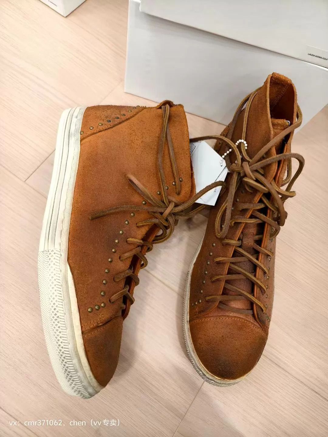Visvim visvim lauda kiowa folk dk brown 9 new Horween Cork Size US 8 / EU 41 - 2 Thumbnail