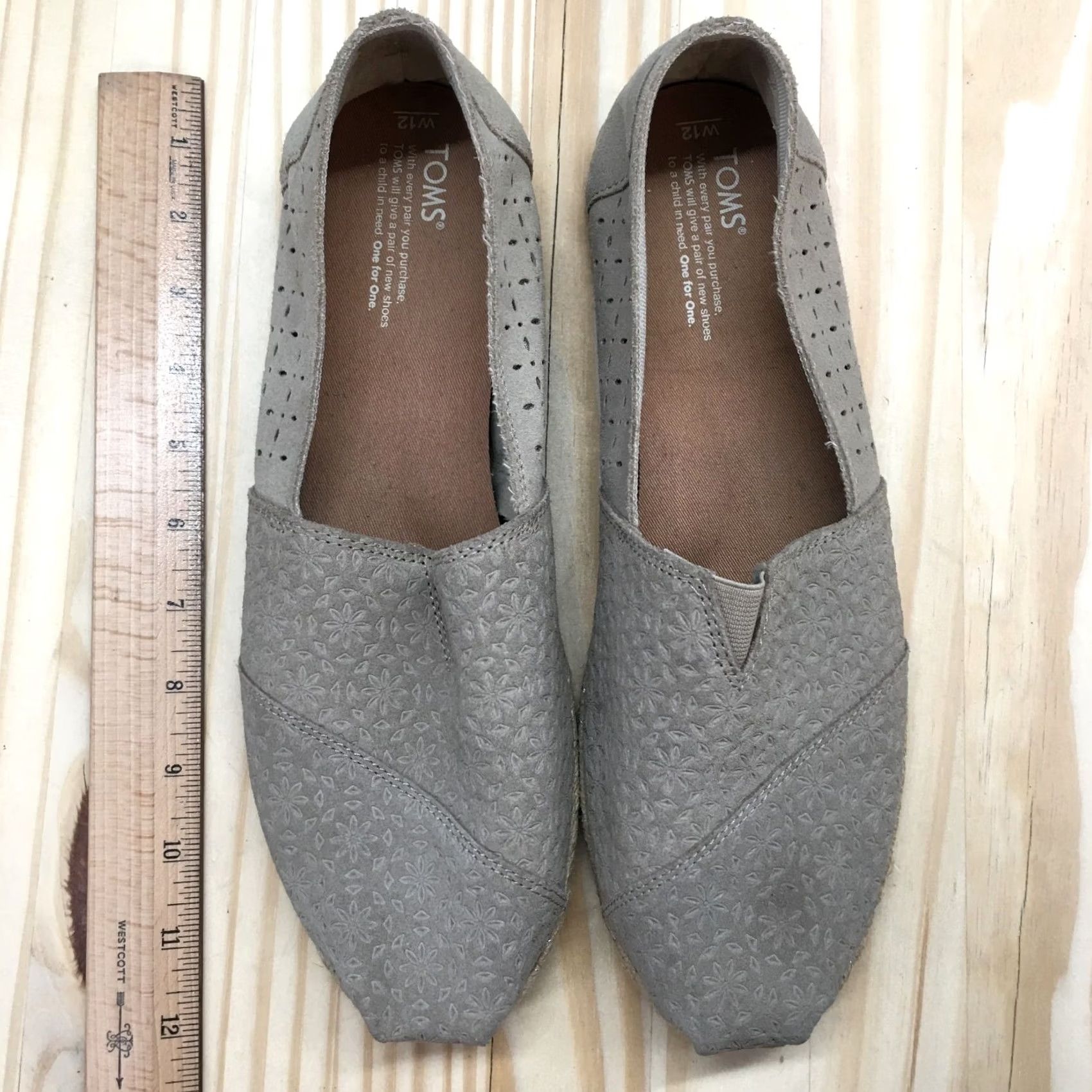 Toms TOMS Alpargatas Womens Slip-On Brown Floral Comfort Casual Flat 12 Sh Size XL / US 12-14 / IT 48-50 - 7 Thumbnail
