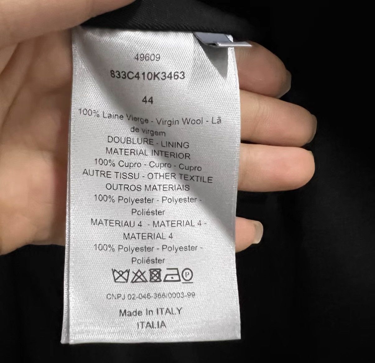 Dior Dior Black Zip-Up Jacket with Small Logo J41 Size US S / EU 44-46 / 1 - 4 Thumbnail