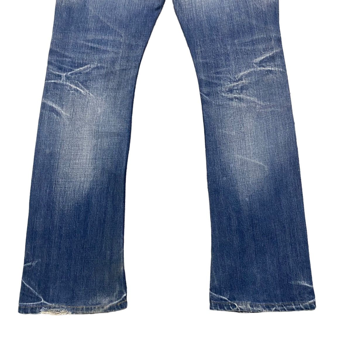 JACKROSE Jackrose Distressed Denim Flare Jeans Size US 31 - 14 Thumbnail