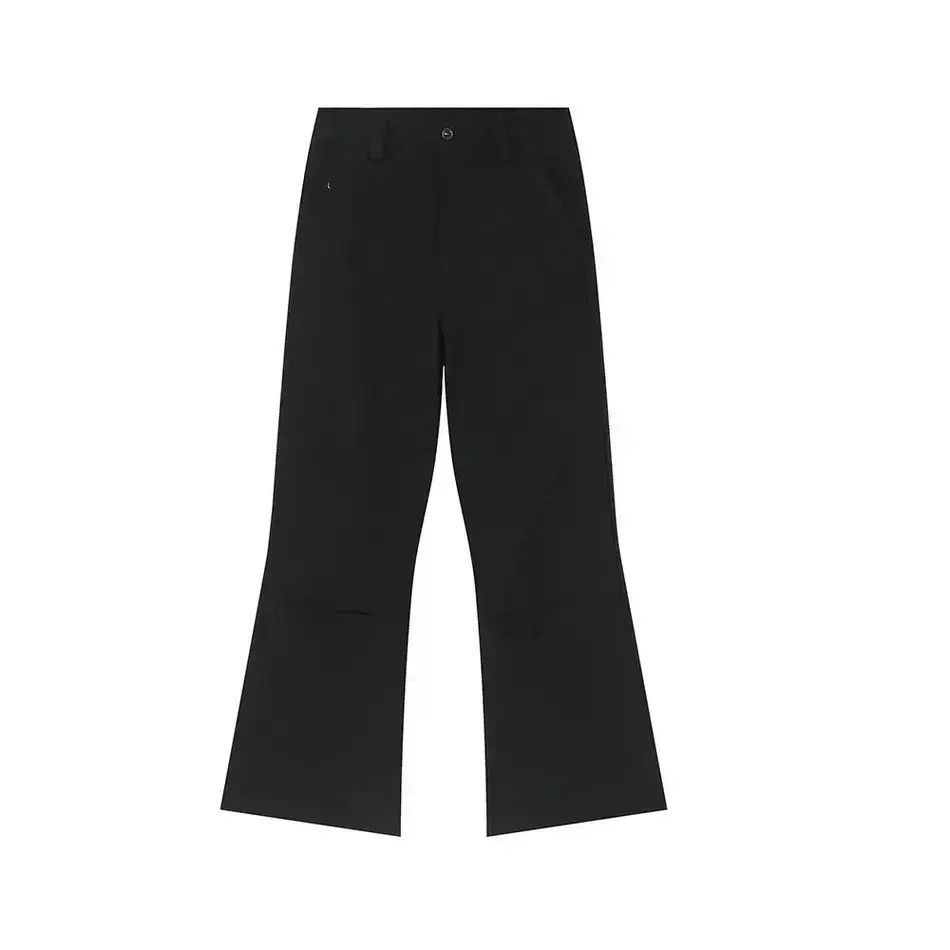 Japanese Brand Retro loose solid color micro flared jeans Size US 32 / EU 48 - 6 Thumbnail