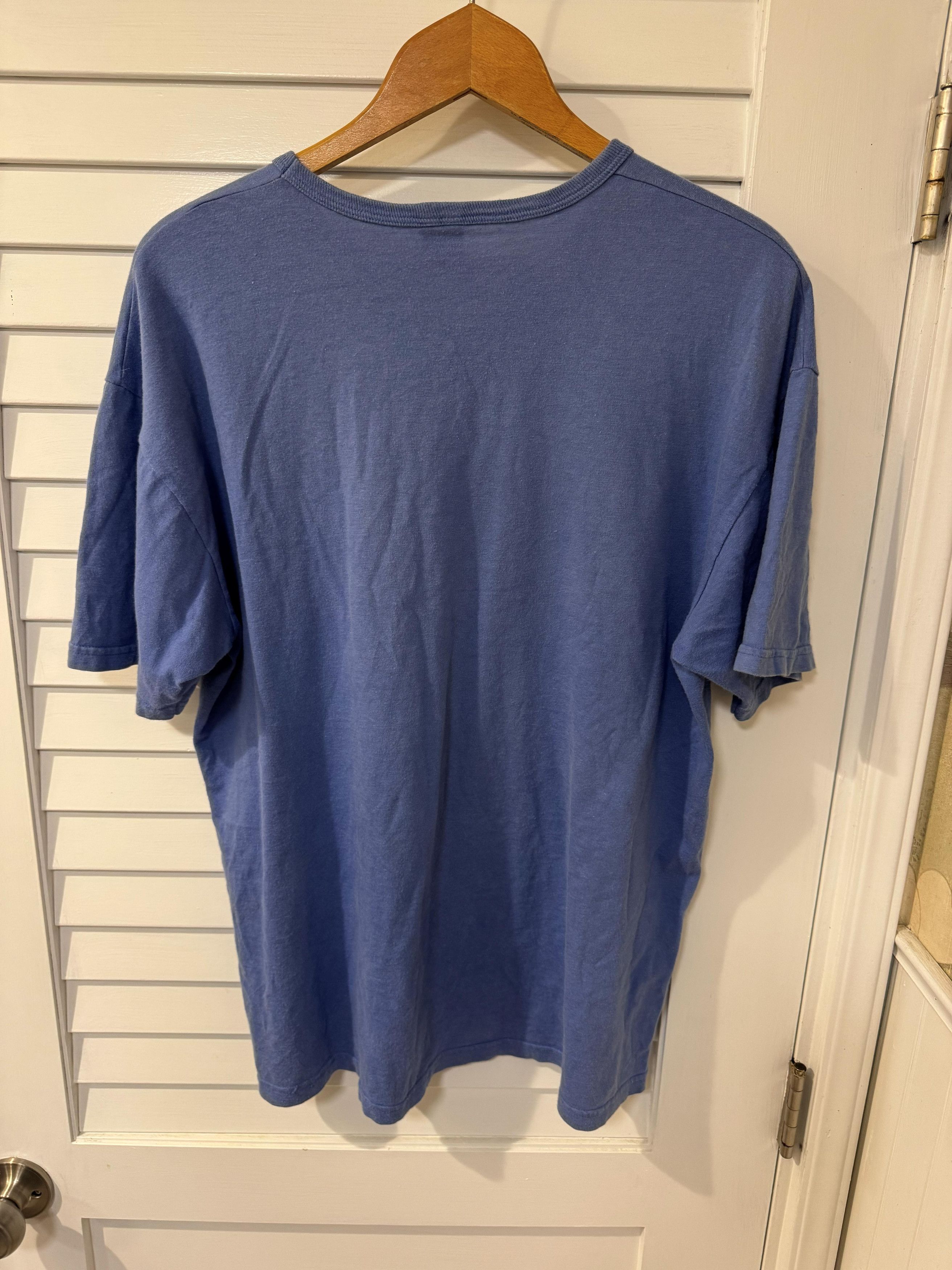Polo Ralph Lauren Vintage Polo Ralph Lauren Bamboo Logo T-Shirt Blue Medium Size US M / EU 48-50 / 2 - 3 Thumbnail