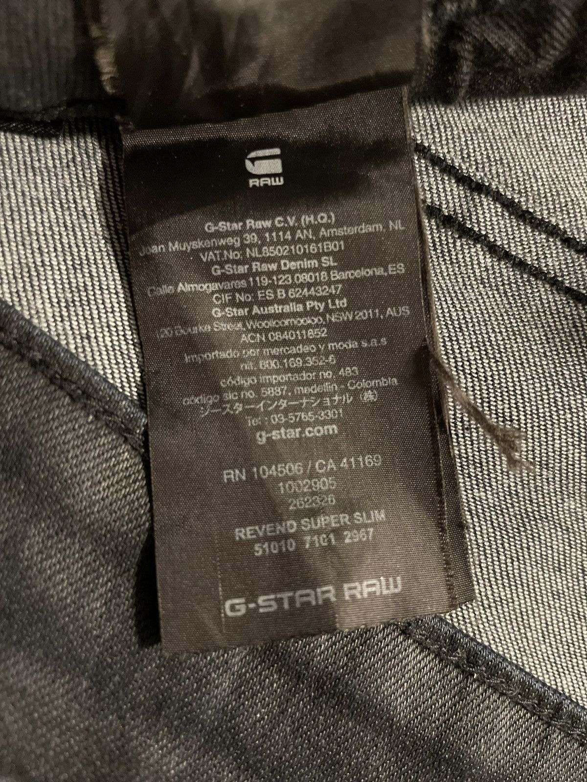 G-Star G-Star Raw Denim Slim Fit Size US 32 / EU 48 - 5 Thumbnail