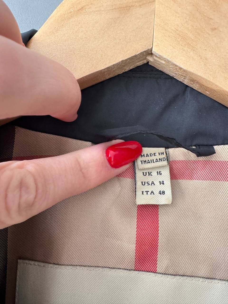 Burberry Burberry London Nylon Nova Check Belted Hooded Trench Coat Size XL / US 12-14 / IT 48-50 - 2 Thumbnail