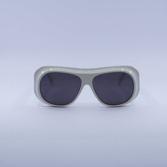 Palm Angels Palm Angels PERI103 ELFIN 0107 Sunglasses White Aviator Size ONE SIZE - 2 Thumbnail