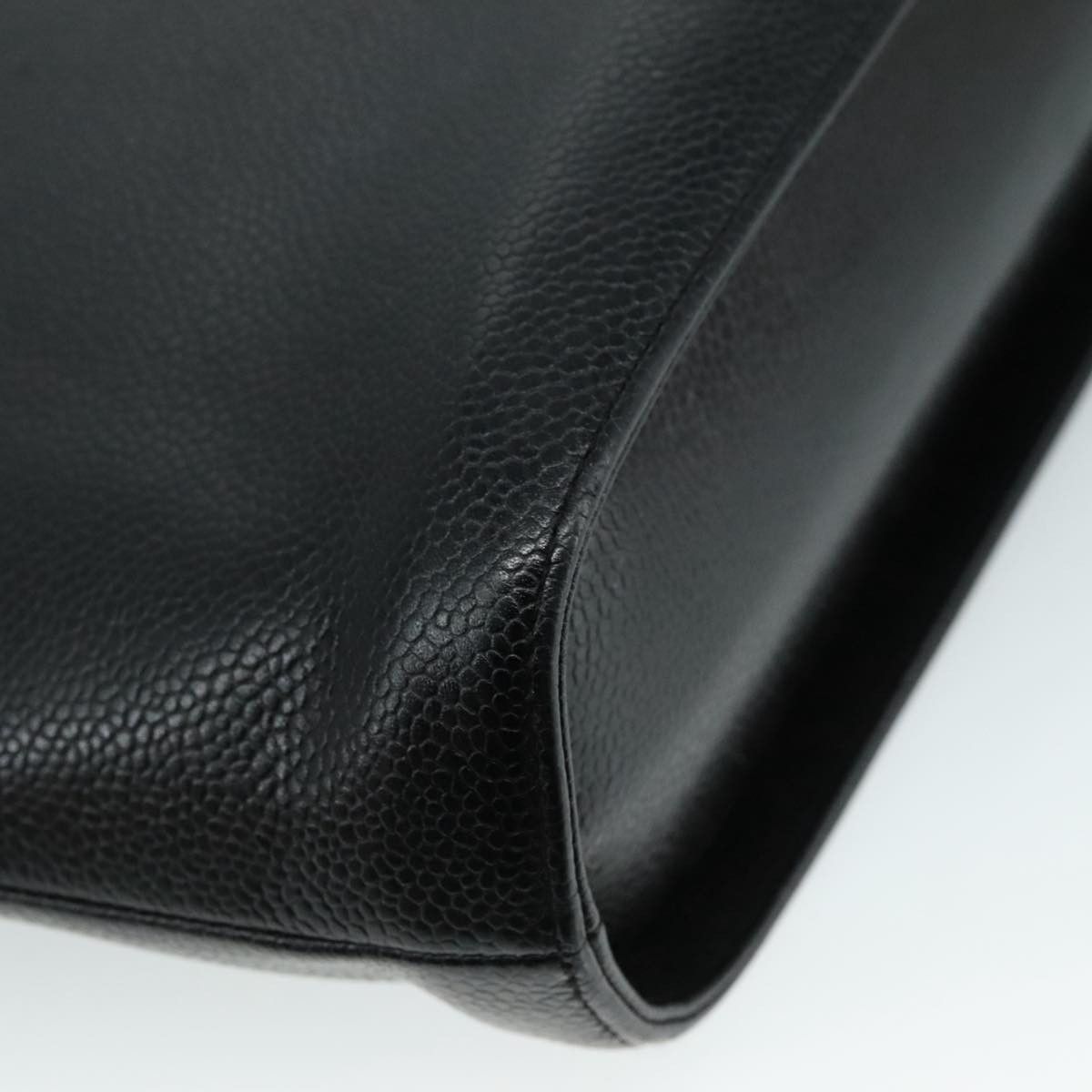 Chanel CHANEL Hand Bag Caviar Skin Black CC Size ONE SIZE - 16 Thumbnail