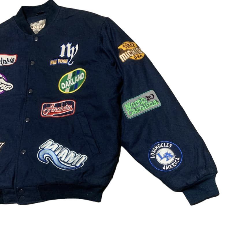 NFL Vintage Nfl Wool Varsity Jacket By DELF K&S Sportwear Size US XXL / EU 58 / 5 - 3 Thumbnail