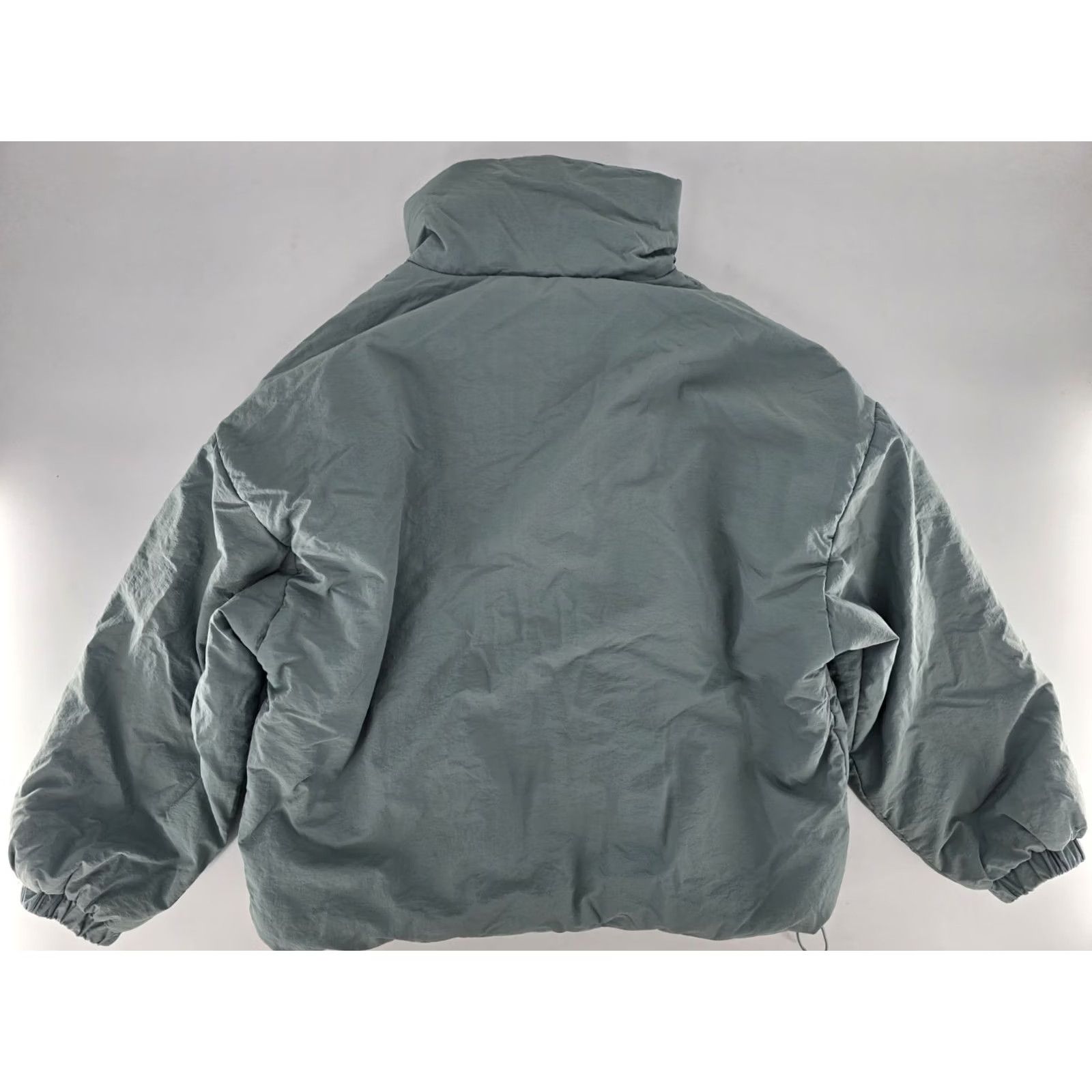 Boohoo Boohoo Man Windbreaker Jacket Puffer Zip Up Turquoise Blue Small Mens Size US S / EU 44-46 / 1 - 5 Thumbnail