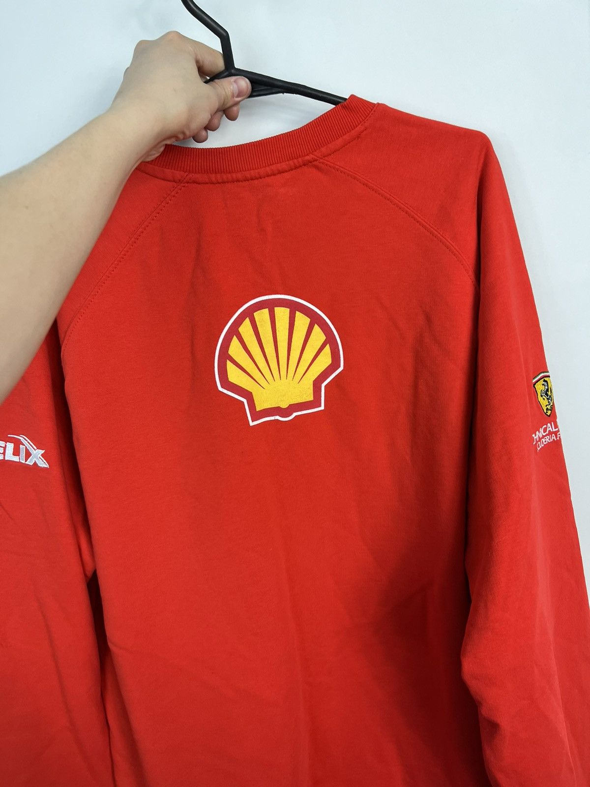 Ferrari × NASCAR Sweatshirt Ferrari Racing Nascar Shell V Power Vintage Size US L / EU 52-54 / 3 - 5 Thumbnail