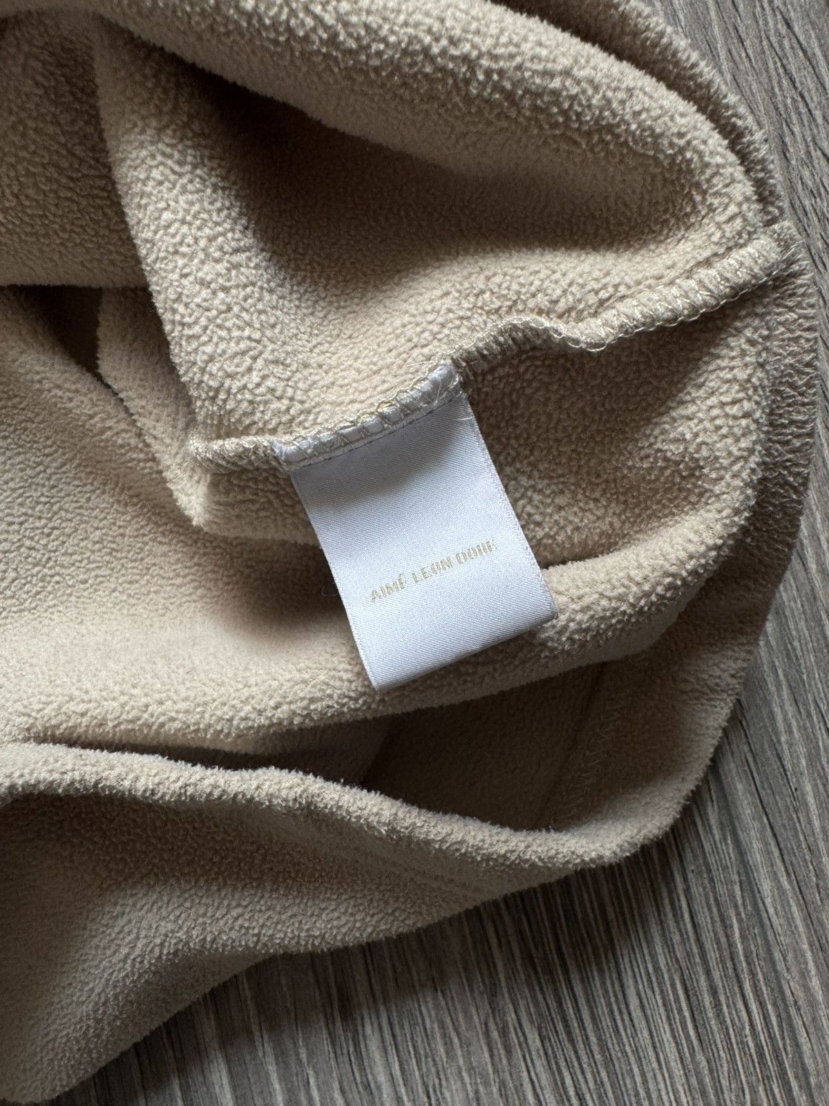 Aime Leon Dore AIMÉ LEON DORE COLOR BLOCKED FLEECE LONGSLEEVE (CREAM) S Size US S / EU 44-46 / 1 - 7 Thumbnail