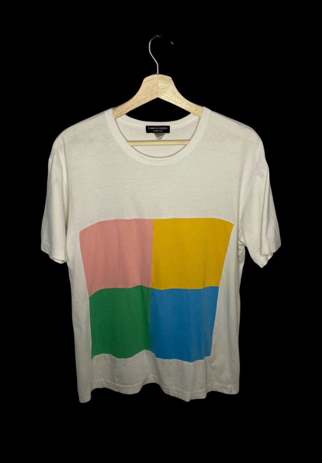 CDG by Comme des Garcons × Comme des Garcons × Comme des Garcons Homme Plus Vtg Comme des Garcons Homme Plus Multicolor Patchwork Tshirt Size US M / EU 48-50 / 2 - 1 Thumbnail