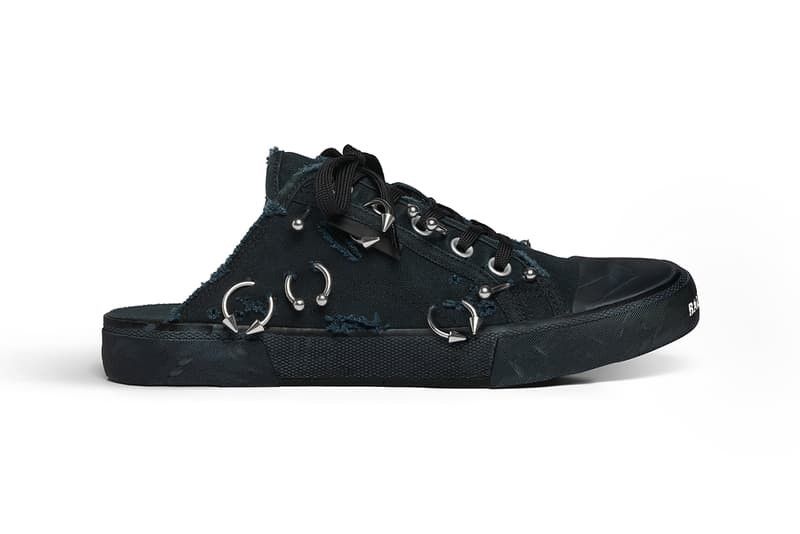 Balenciaga Distressed Paris Piercing Mule Sneakers Size US 8 / EU 41 - 1 Thumbnail