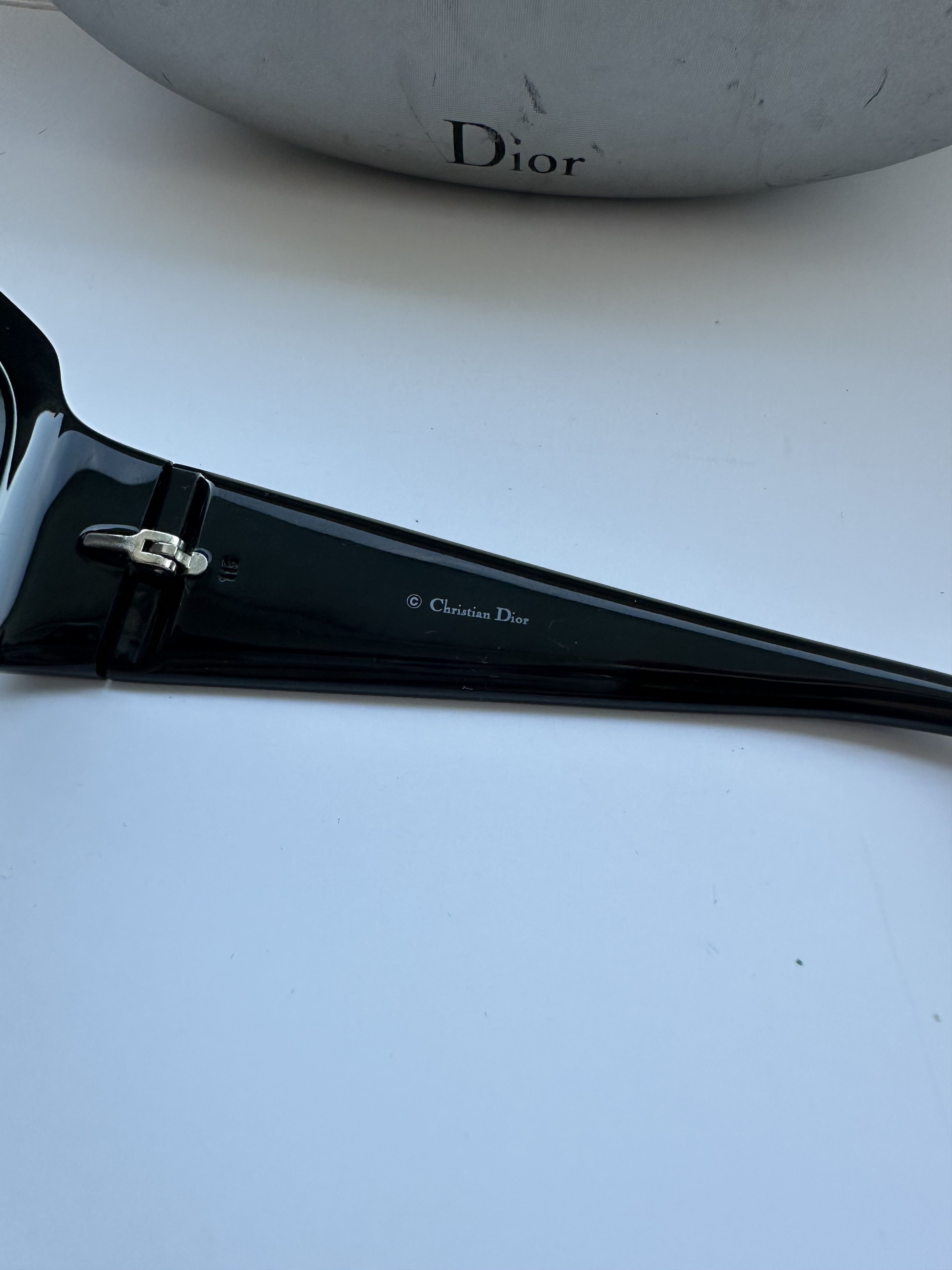 Dior Christian Dior Night 3 Vintage Sunglasses Black Size ONE SIZE - 9 Thumbnail