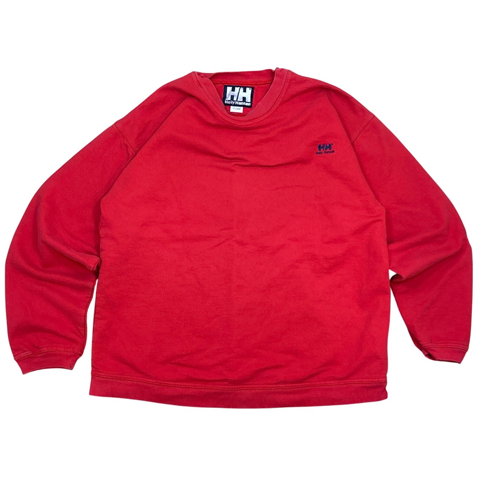 Helly Hansen Vintage 90s Helly Hansen Crewneck red embroidered XXL big Size US XXL / EU 58 / 5 - 1 Thumbnail