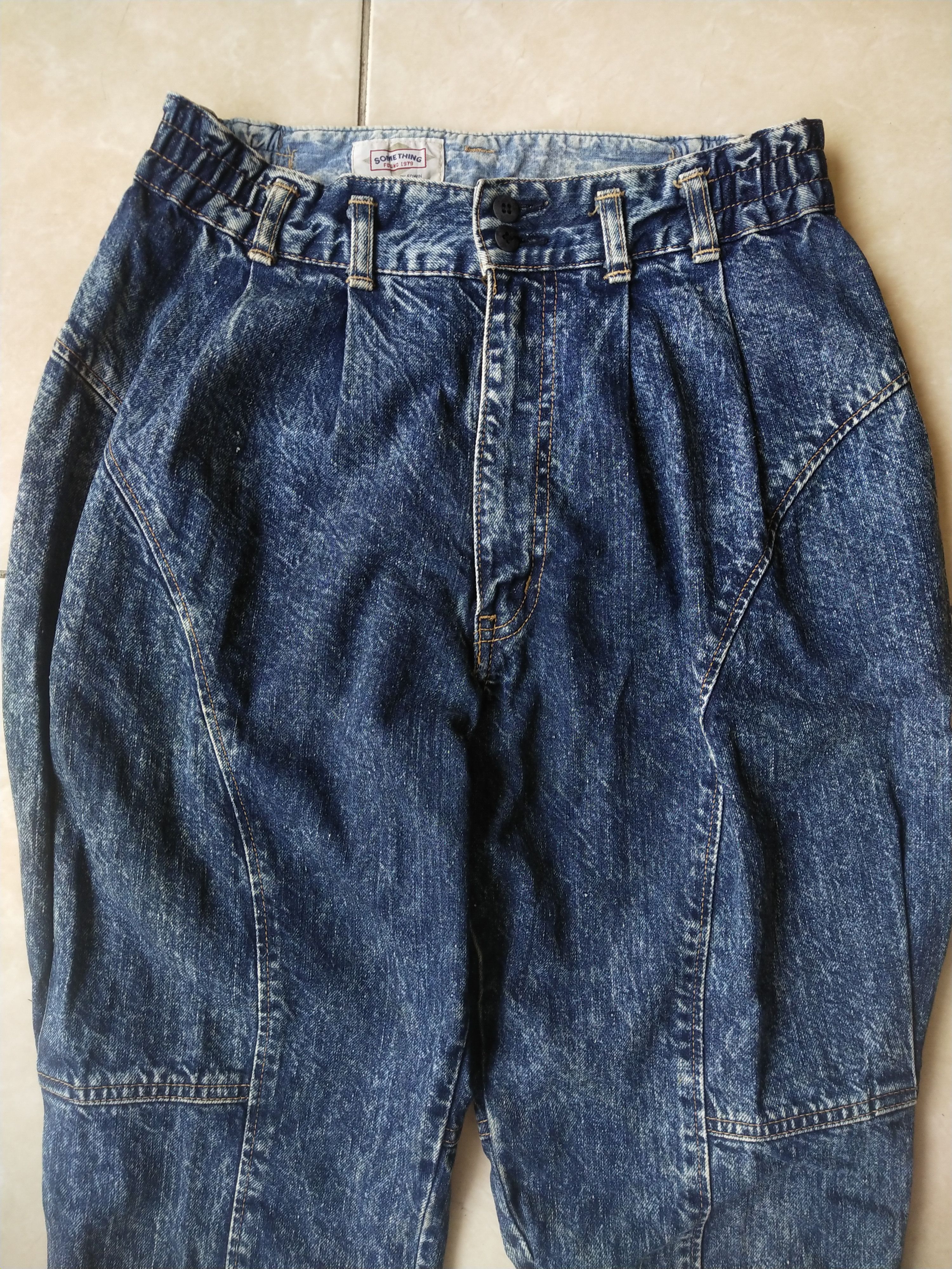 Edwin Vintage 80s Edwin Something Acid Wash Balloon Denim Jeans Size 28" / US 6 / IT 42 - 2 Thumbnail