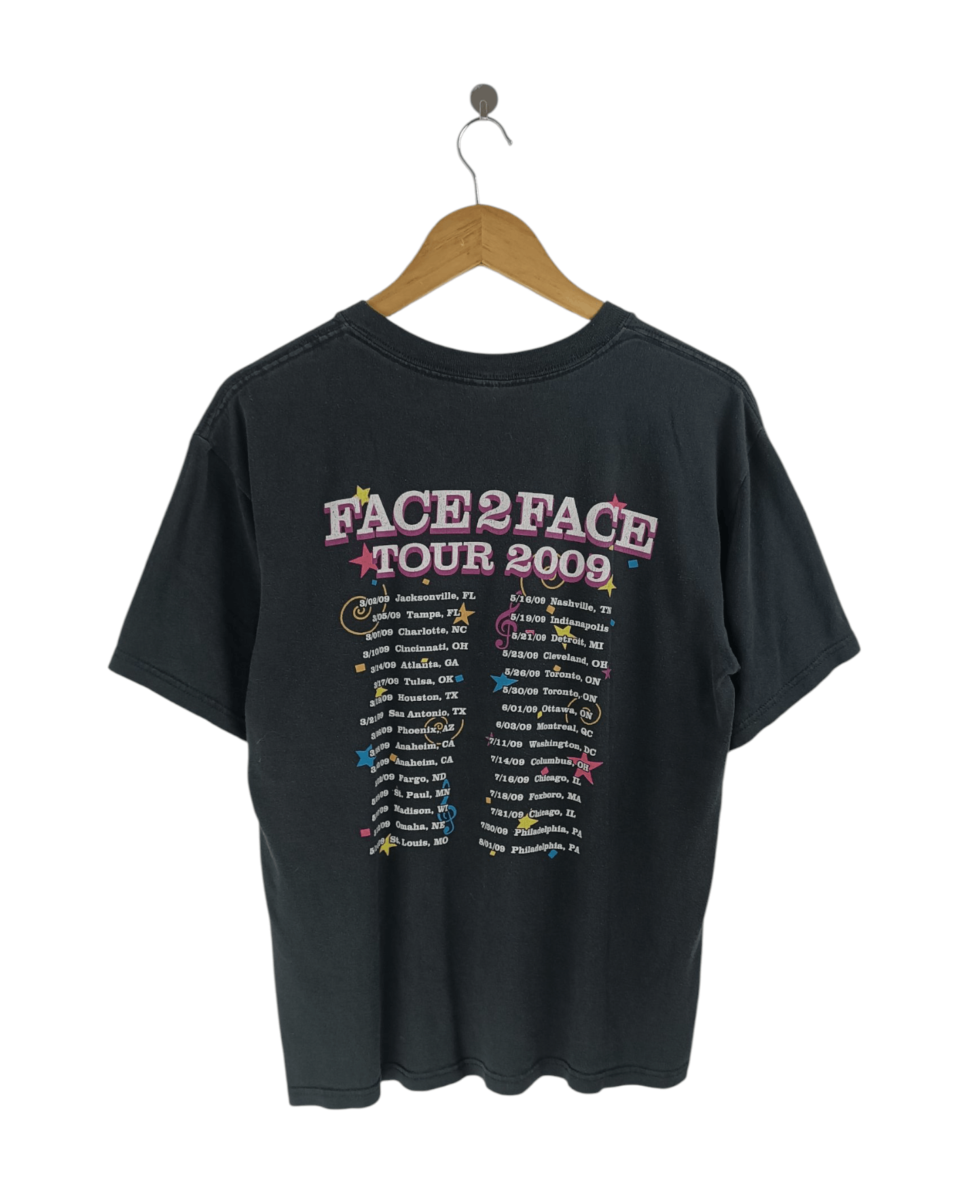 Band Tees VINTAGE '09 BILLY JOEL & ELTON JOHN FACE2FACE TOUR VERY RARE Size US M / EU 48-50 / 2 - 2 Thumbnail