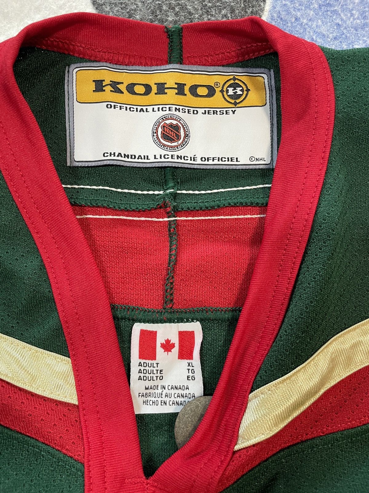 Koho Vintage Minnesota Wild jersey Size US XL / EU 56 / 4 - 3 Thumbnail