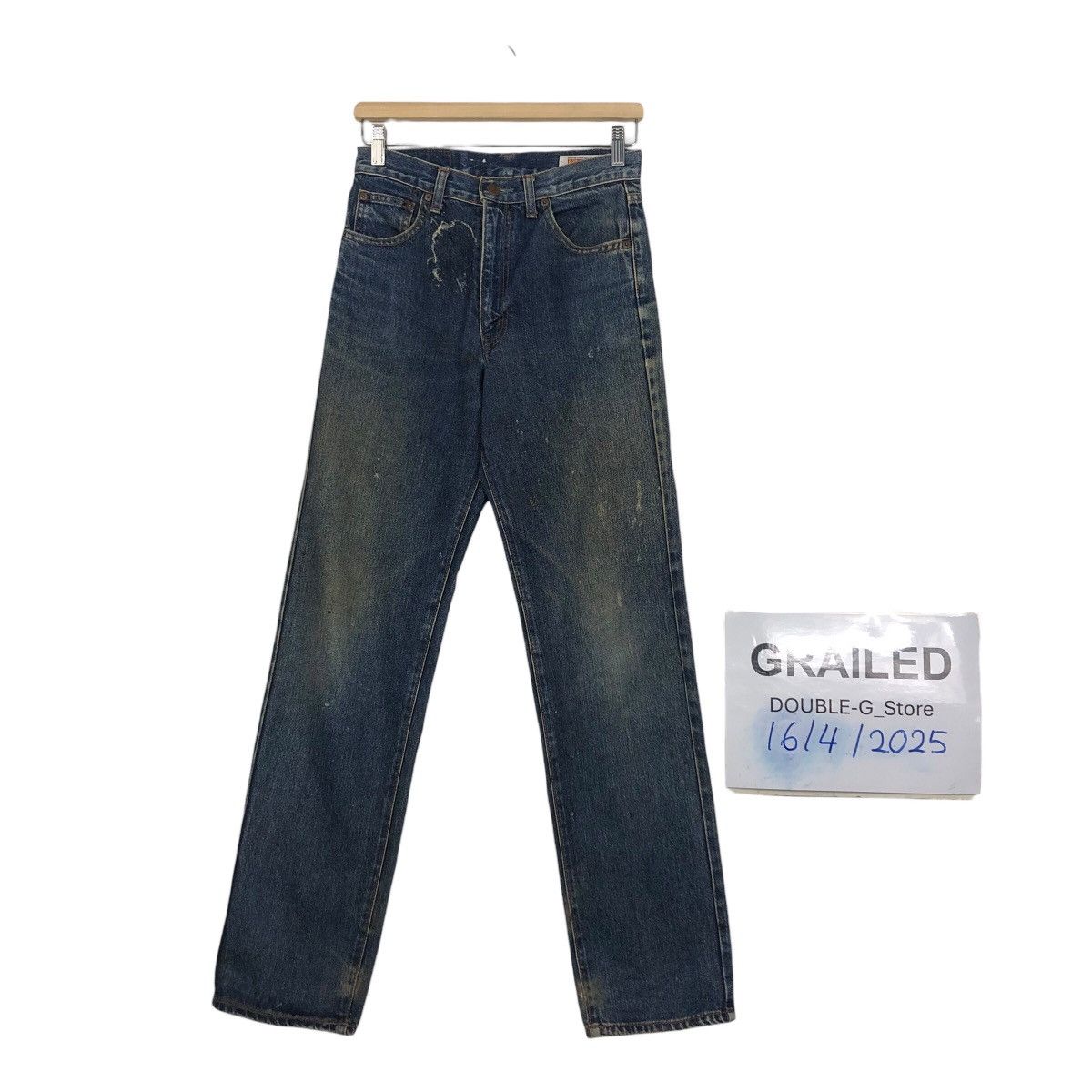 Japanese Brand 📌Vintage Denim Jeans Straight Cut Big John Indigo Blue Size 28" / US 6 / IT 42 - 1 Thumbnail