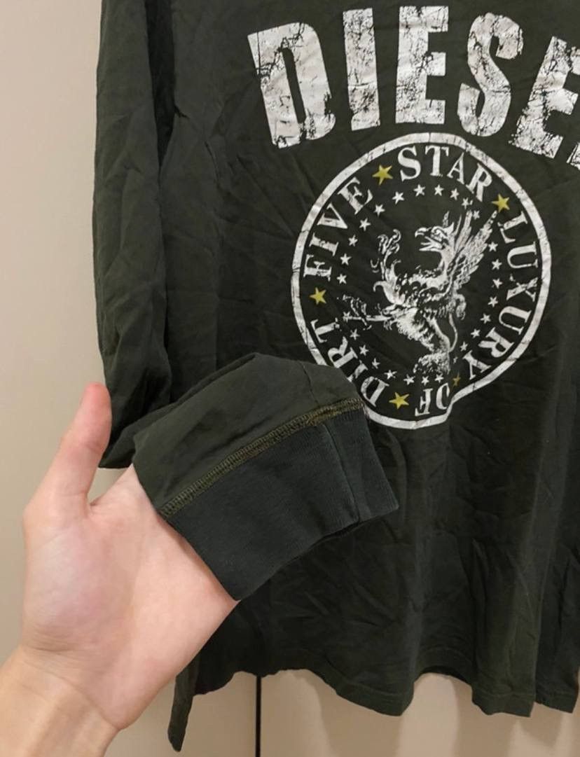 Diesel × Vintage Diesel Vintage Long Sleeve Avant Garde Style Japan Y2K Size US M / EU 48-50 / 2 - 4 Thumbnail
