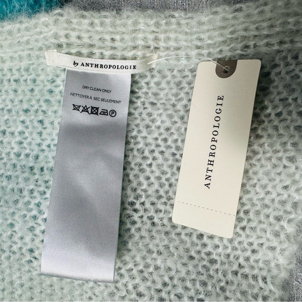Anthropologie NWT New Anthropologie Wool Lightweight Stripe Scarf Made In Size ONE SIZE - 7 Thumbnail