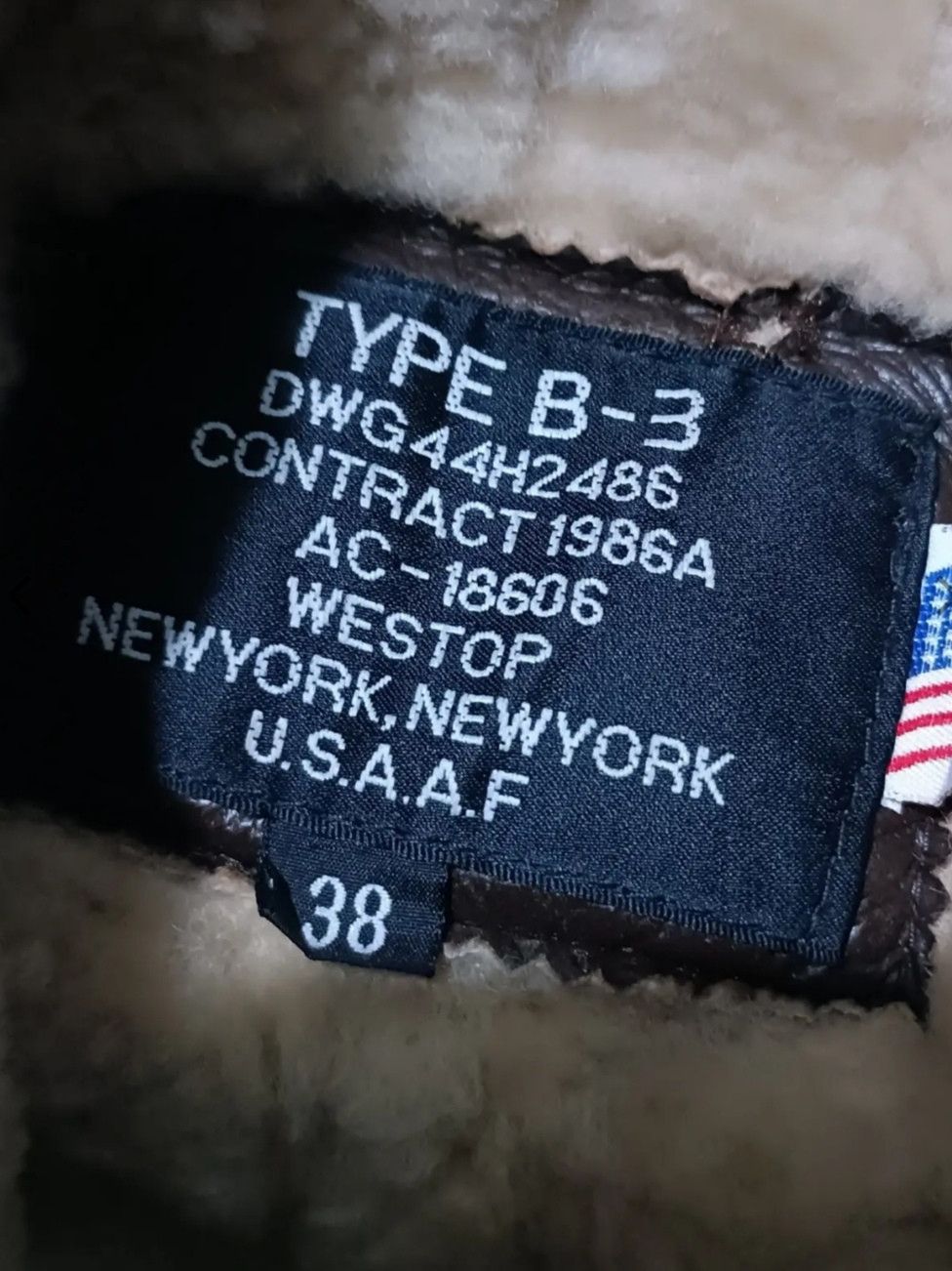Vintage 💥Rare💥 Vintage B-3 Patchwork Leather Flight Jacket Size US M / EU 48-50 / 2 - 6 Thumbnail