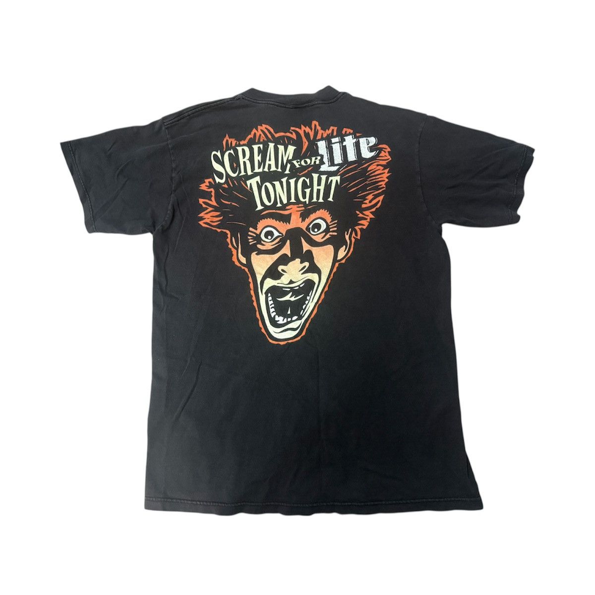 Vintage Vintage 90s Scream for Lite Tonight T Shirt Tultex Cotton Size US L / EU 52-54 / 3 - 1 Thumbnail