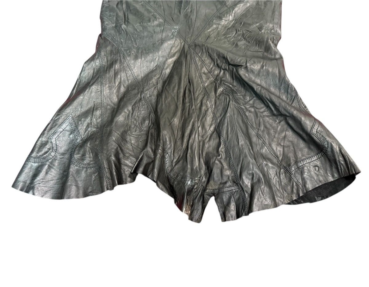 Roberto Cavalli ROBERTO CAVALLI SOFT LEATHER SKIRT BLACK Size 32" / US 10 / IT 46 - 2 Thumbnail