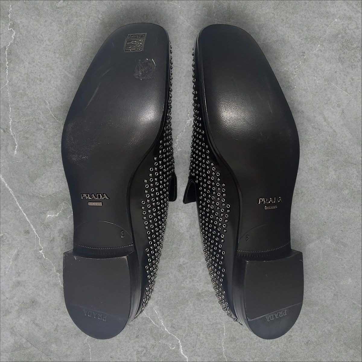 Prada Prada Studded Slip On Dress Shoes Size US 9 / EU 42 - 7 Thumbnail