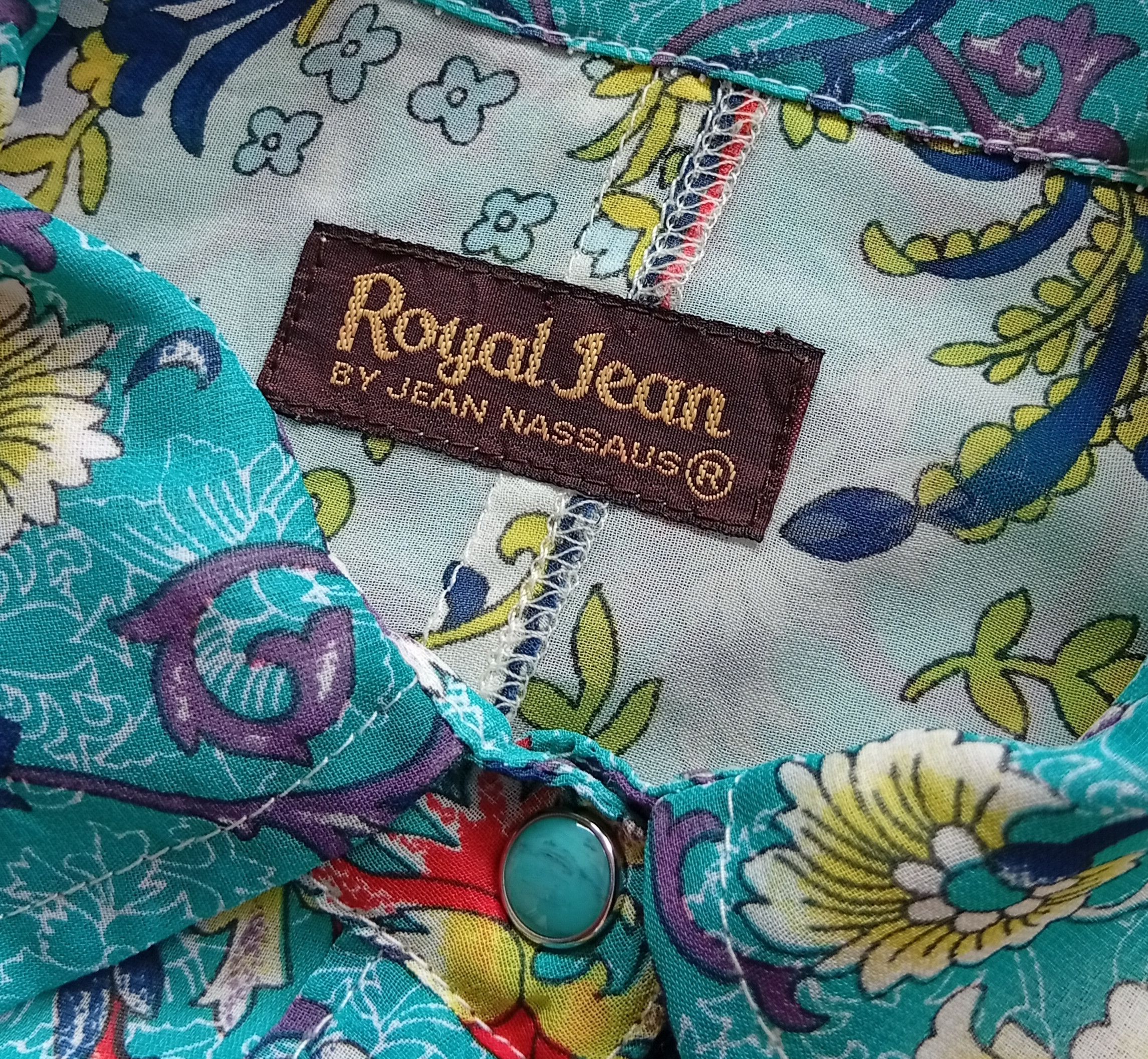 Japanese Brand Jean Nassaus western sheer floral shirt Size S / US 4 / IT 40 - 4 Thumbnail