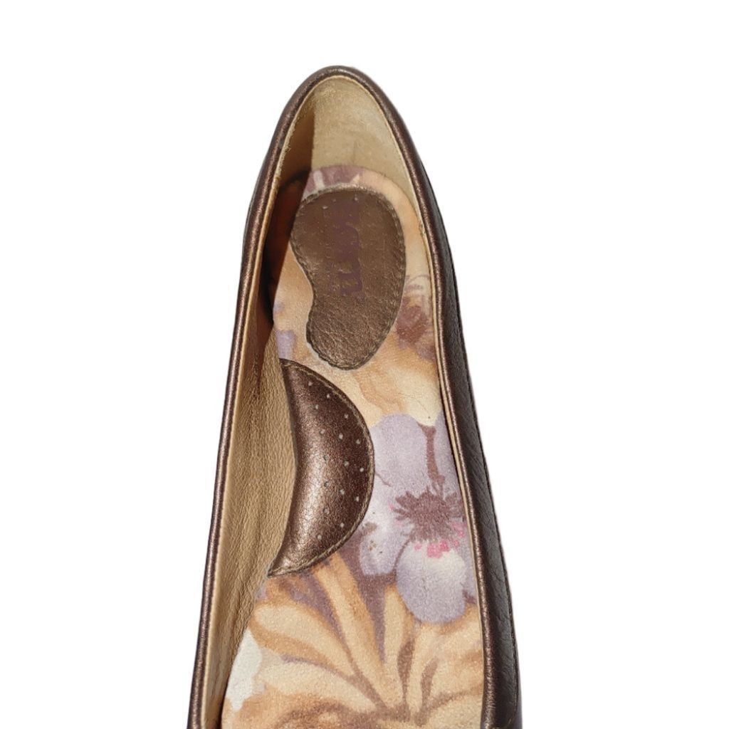Born Born Louise Metallic Bronze Leather Ballet Flats Size 7.5 Size US 7.5 / IT 37.5 - 4 Thumbnail