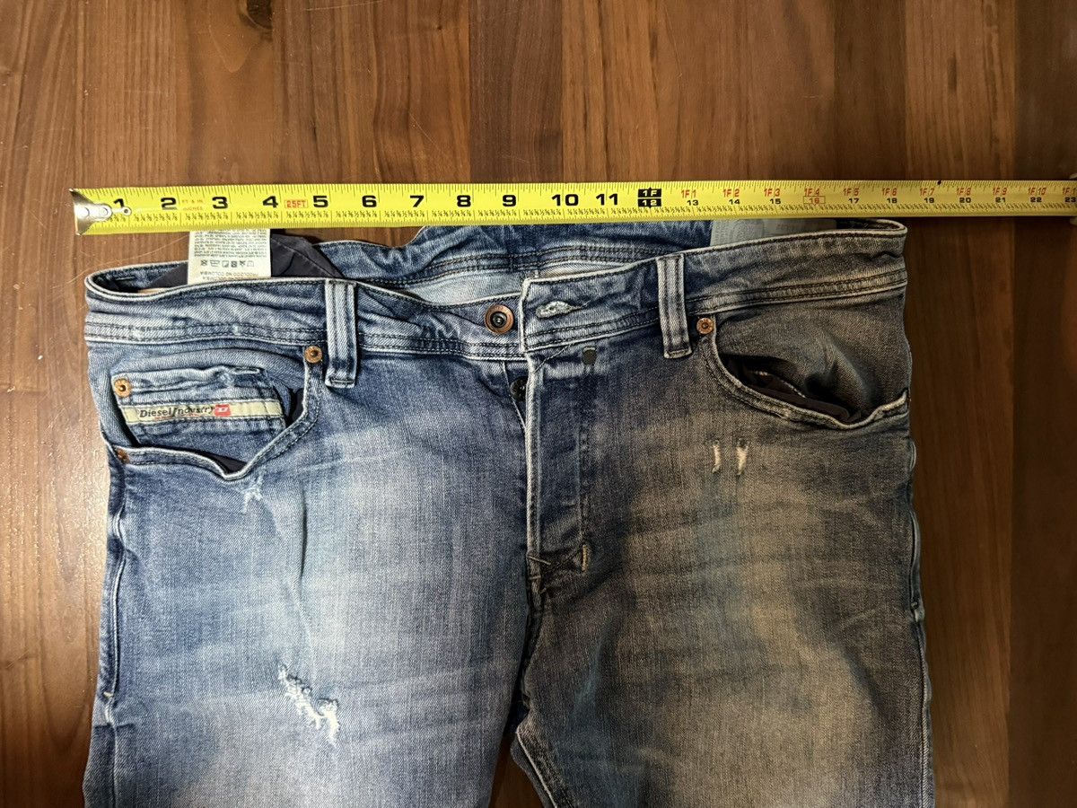 Diesel Diesel Safado Distressed Denim Blue Jeans Size 34 x 32 Size US 34 / EU 50 - 7 Thumbnail