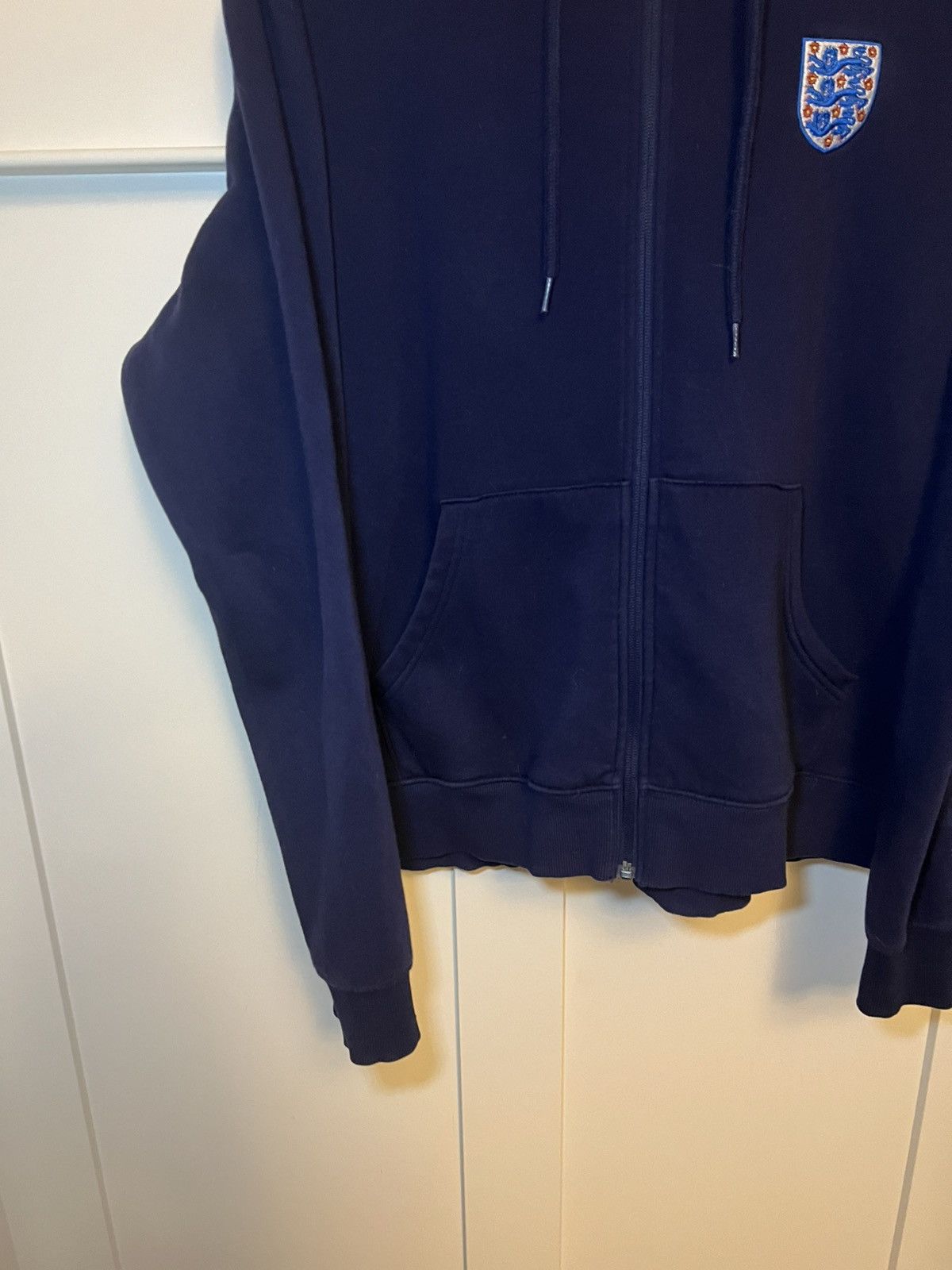 Vintage Vintage England football crest soccer zip-up hoodie Size US L / EU 52-54 / 3 - 5 Thumbnail