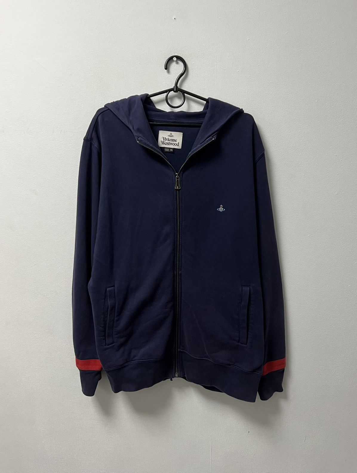 Vivienne Westwood Vintage Vivienne Westwood Zip Hoodie Orb Small Logo Size US XL / EU 56 / 4 - 2 Thumbnail