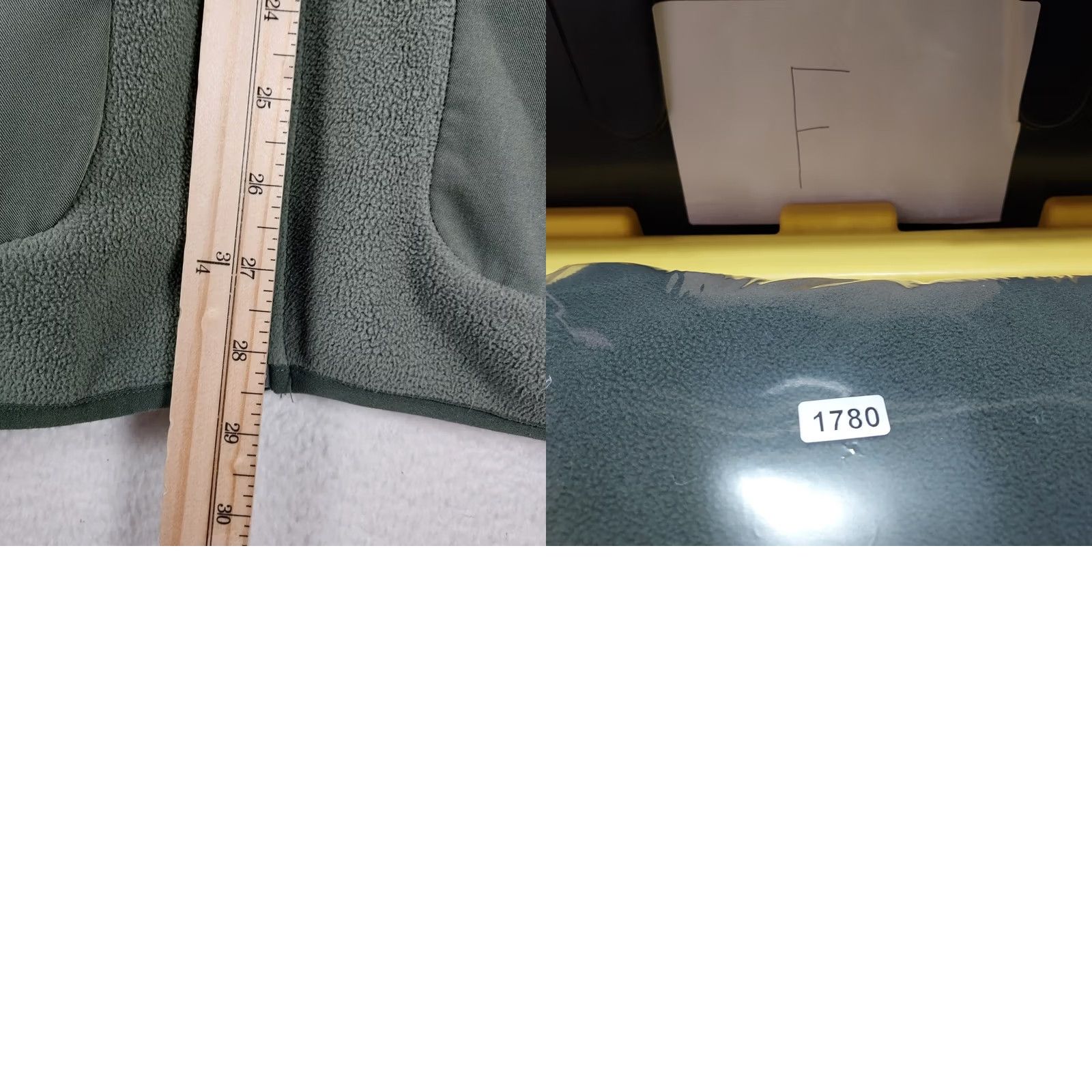 Layer 8 FIGS Womens 2XL Green Full Zip Fleece Jacket Medical Scrub Layer | Solid Polyester Womens Size XXL / US 16-18 / IT 52-54 - 9 Thumbnail