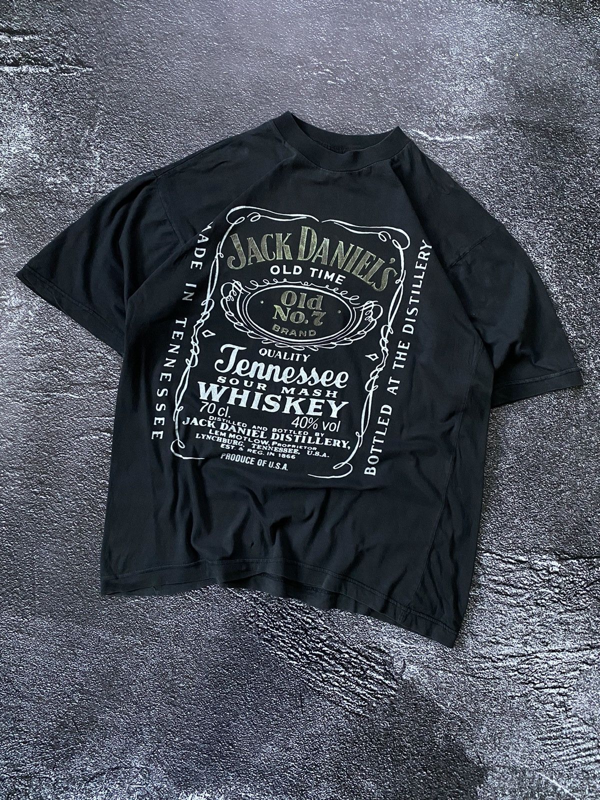 Vintage Vintage 90s Jack Daniel Promo Single stitched T-Shirt Size US XL / EU 56 / 4 - 3 Thumbnail