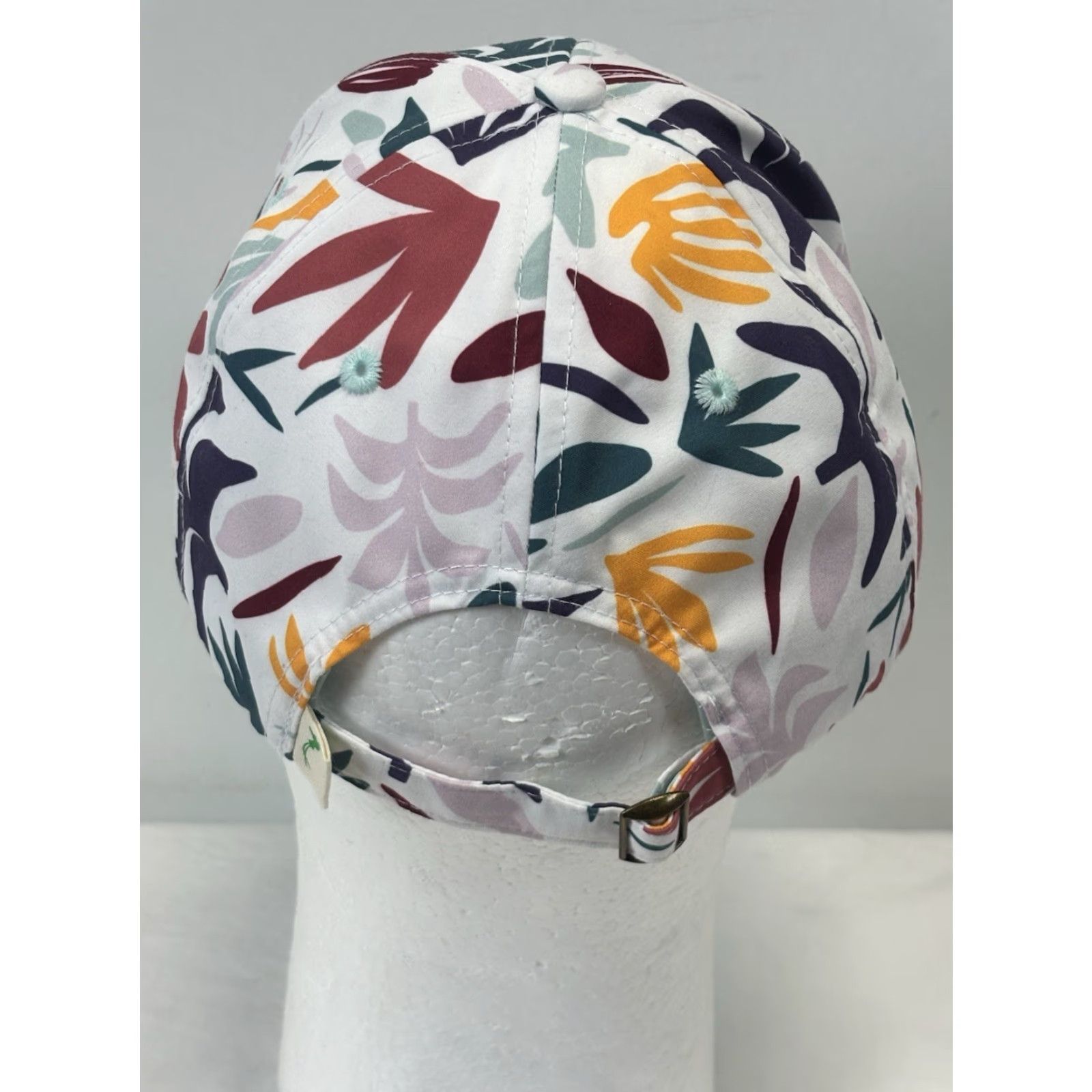 Vintage Gyal Bashy Floral Tropical Baseball Hat Cap Adjustable Vacation Cruise Size ONE SIZE - 4 Thumbnail