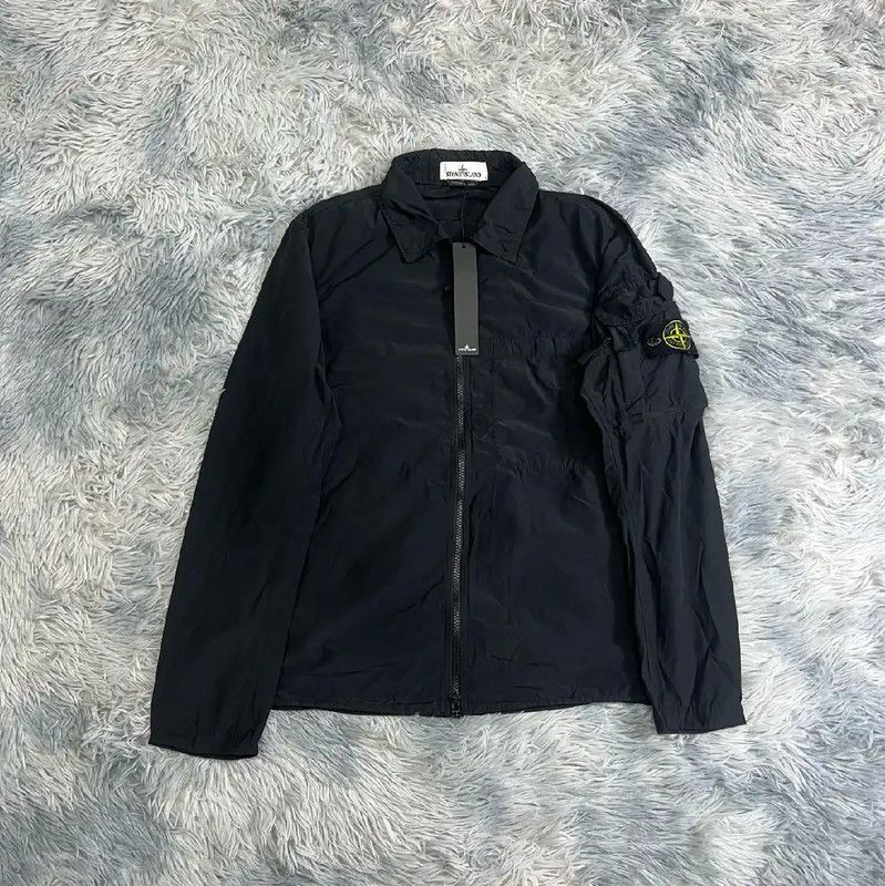 Stone Island Black Nylon Men's Jacket 0089