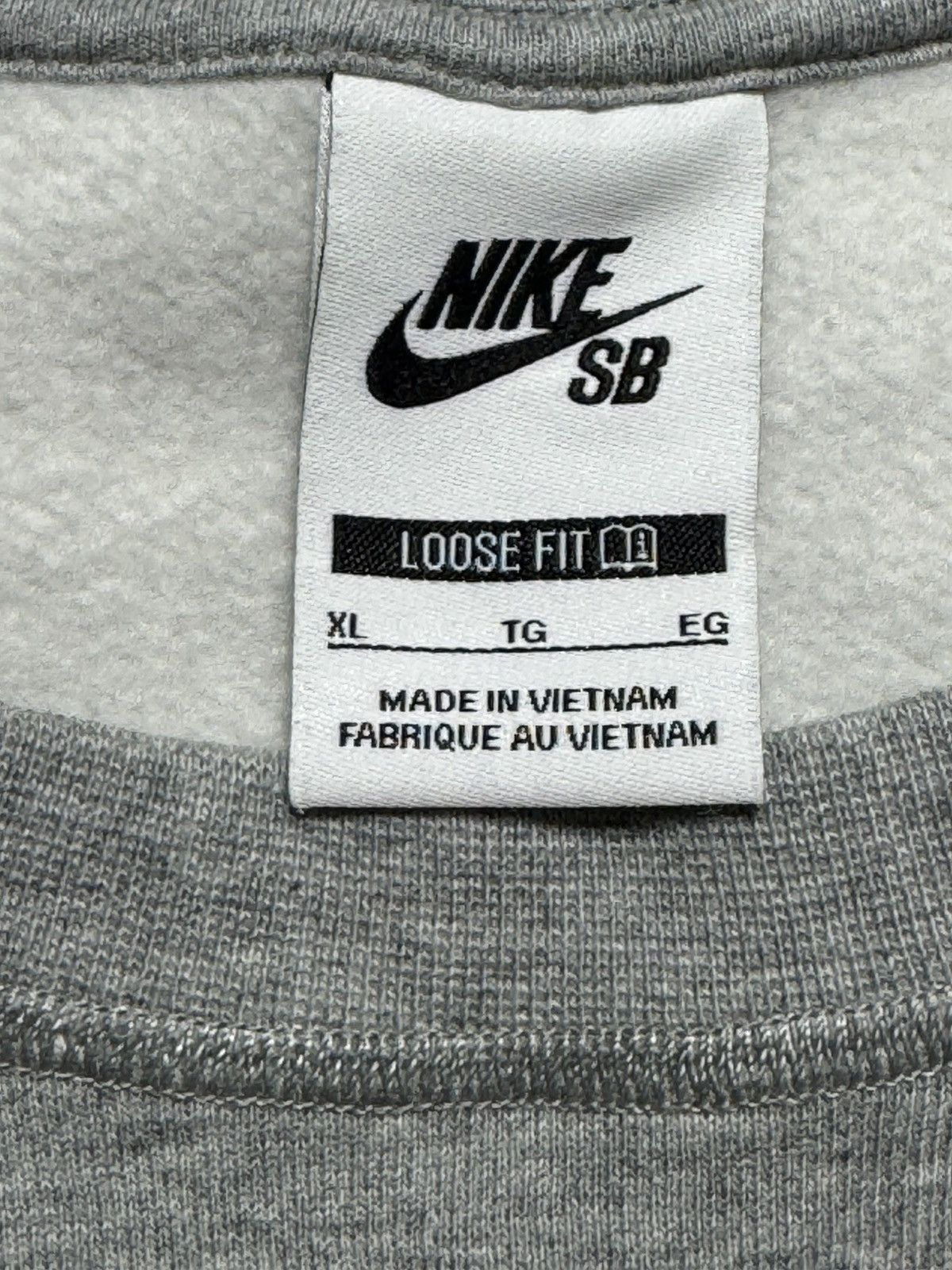 Nike SB Nike SB x Eric Koston - Fleece Skate Crew Dark Grey Heather Size US XL / EU 56 / 4 - 6 Thumbnail