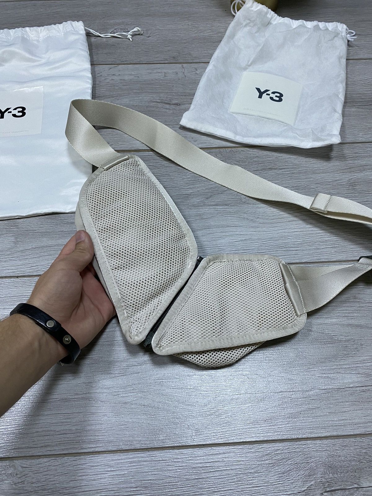 Adidas Y-3 Yohji Yamamoto crossbody nylon waist bag Japanese brand Size ONE SIZE - 6 Thumbnail