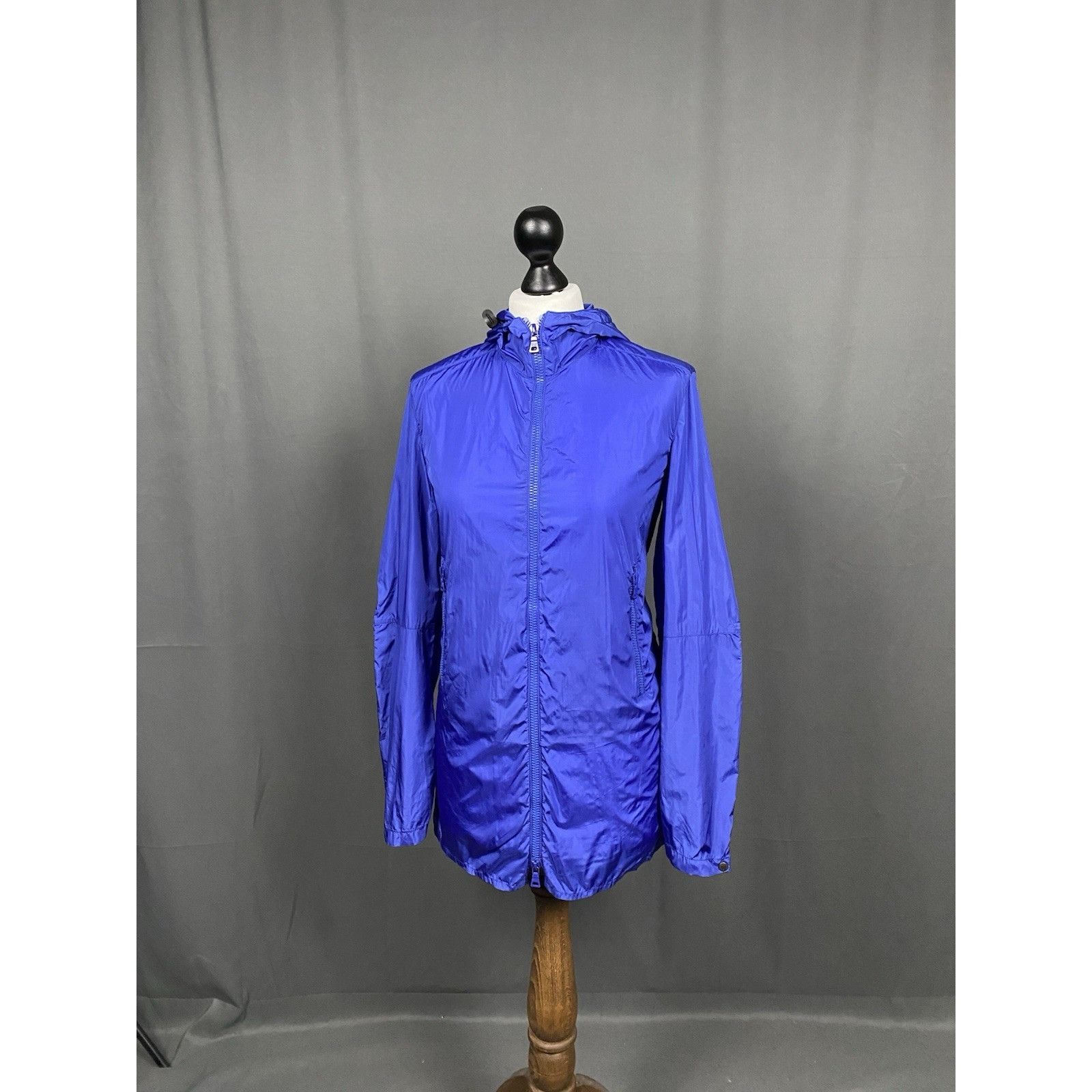 Prada Prada Nylon Lightweight Red Tab Women's Blue Windbreaker Jac Size M / US 6-8 / IT 42-44 - 5 Thumbnail