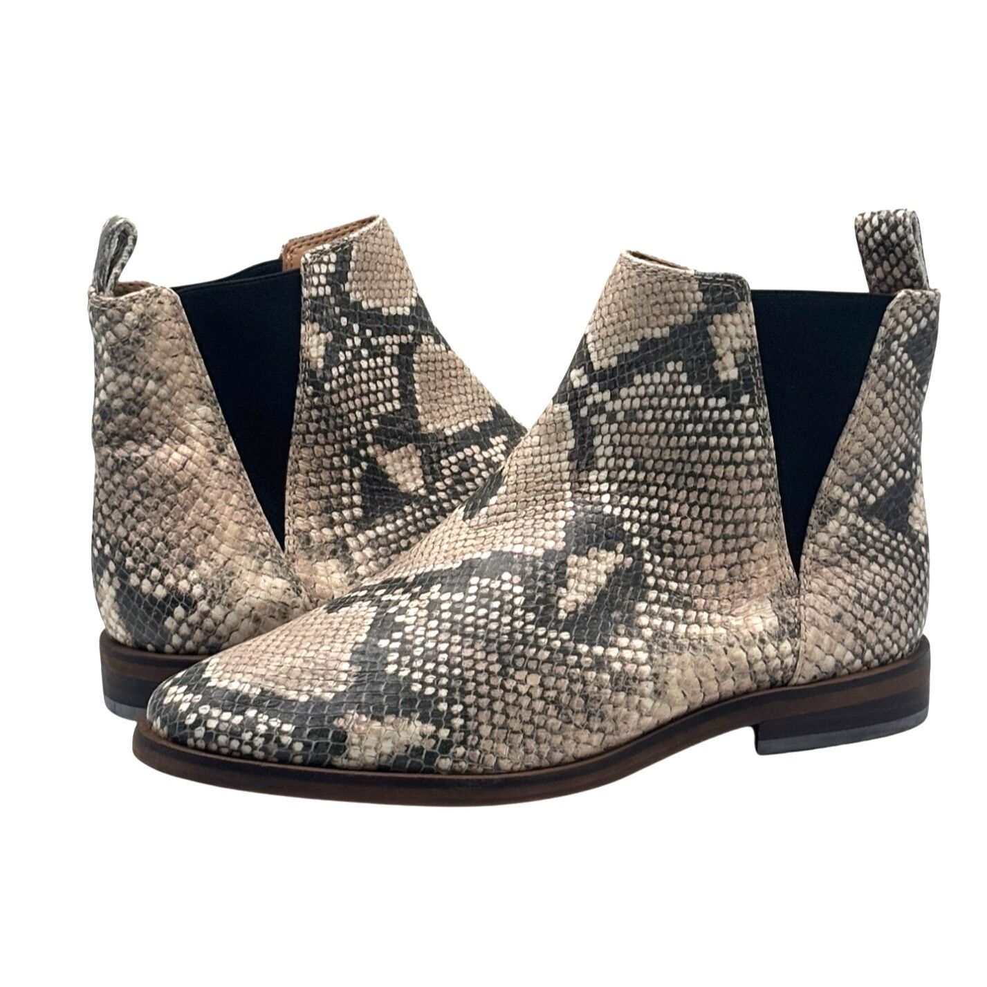 Lucky Brand Lucky Brand Haylia Snake Print Leather Chelsea boots, size 6 Size US 6.5 / IT 36.5 - 7 Thumbnail