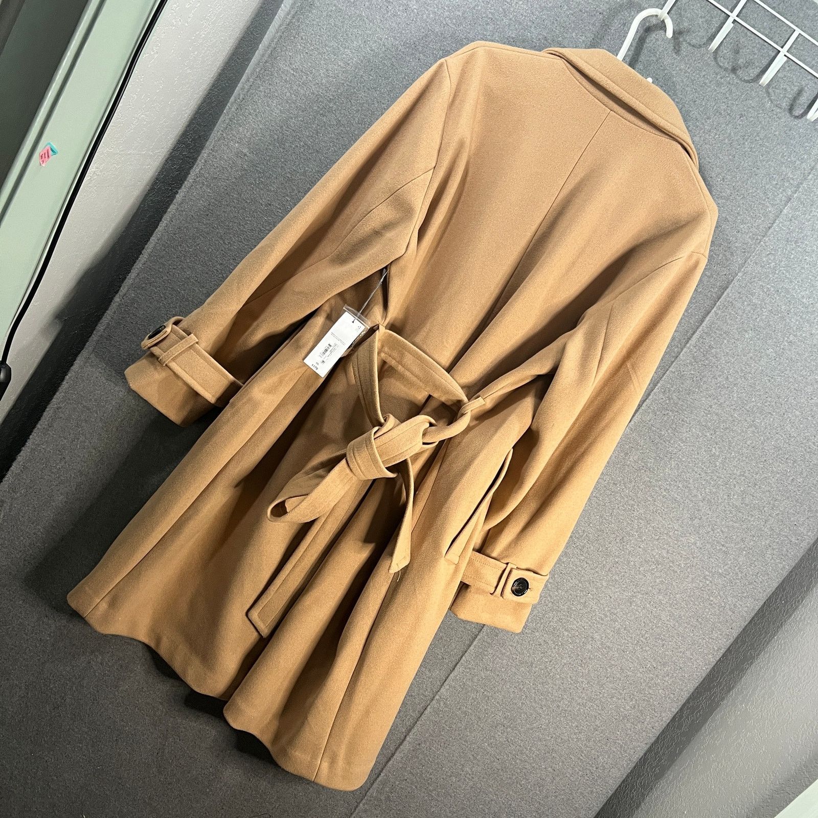 Other Liz Claiborne Belted Midweight Womens Plus Peacoat French Size XXL / US 16-18 / IT 52-54 - 5 Thumbnail