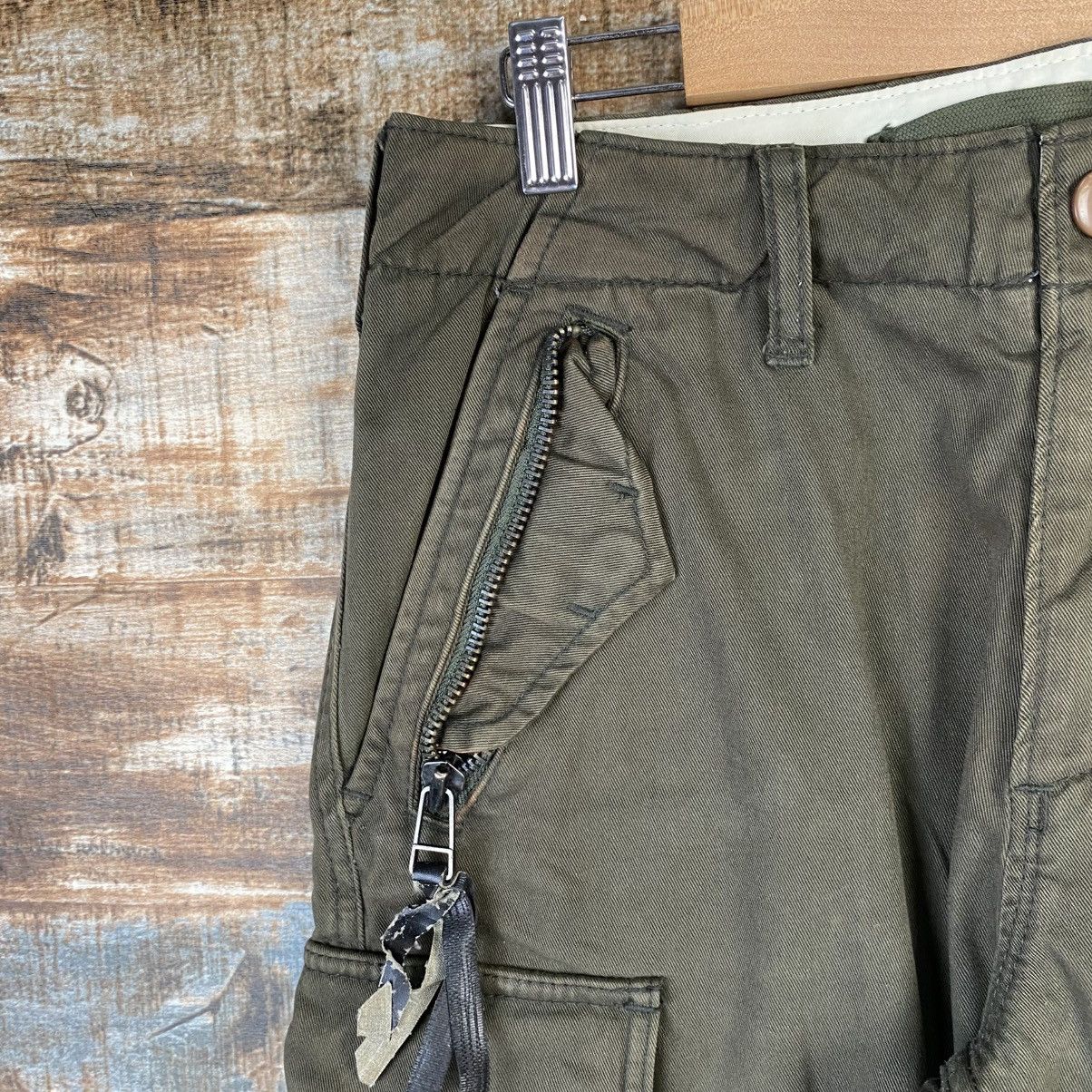 Japanese Brand DL Baldia Green Cargo Utility Multipocket Pants #C1259 Size US 29 - 7 Thumbnail
