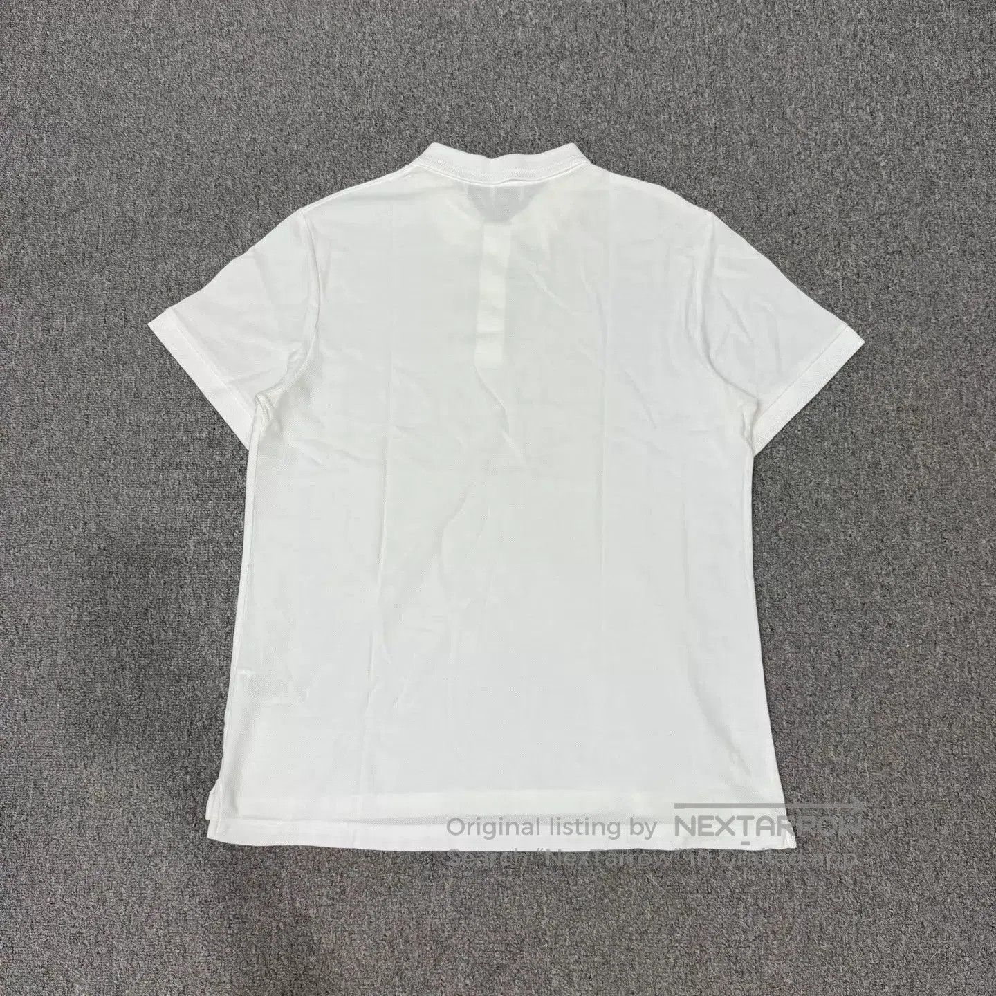 Burberry White Short-Sleeve Polo Shirt. Size US XL / EU 56 / 4 - 2 Thumbnail