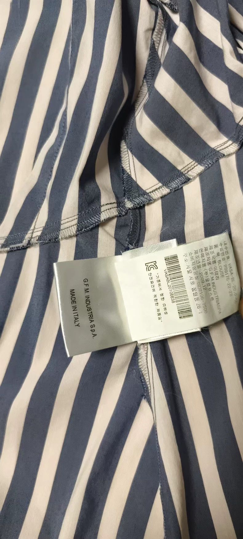 Vivienne Westwood Vivienne Westwood Blue and white striped tight-fitting sho Size XS / US 0-2 / IT 36-38 - 4 Thumbnail